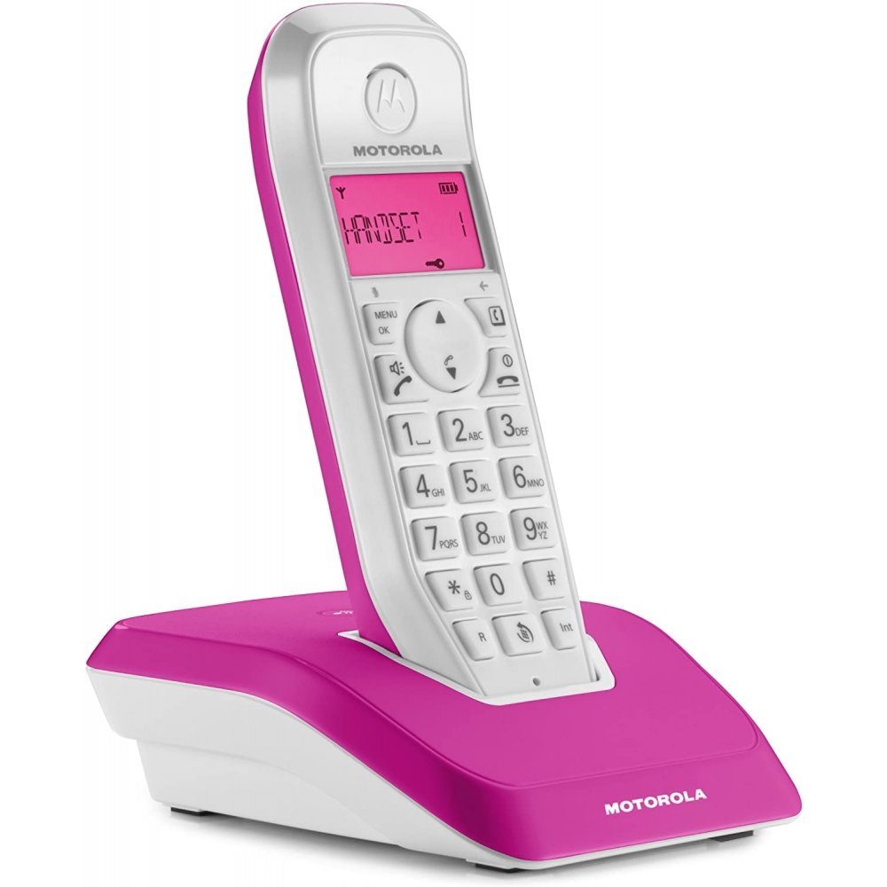 Motorola STARTAC S1201 - Telefon - pink Schnurloses DECT-Telefon