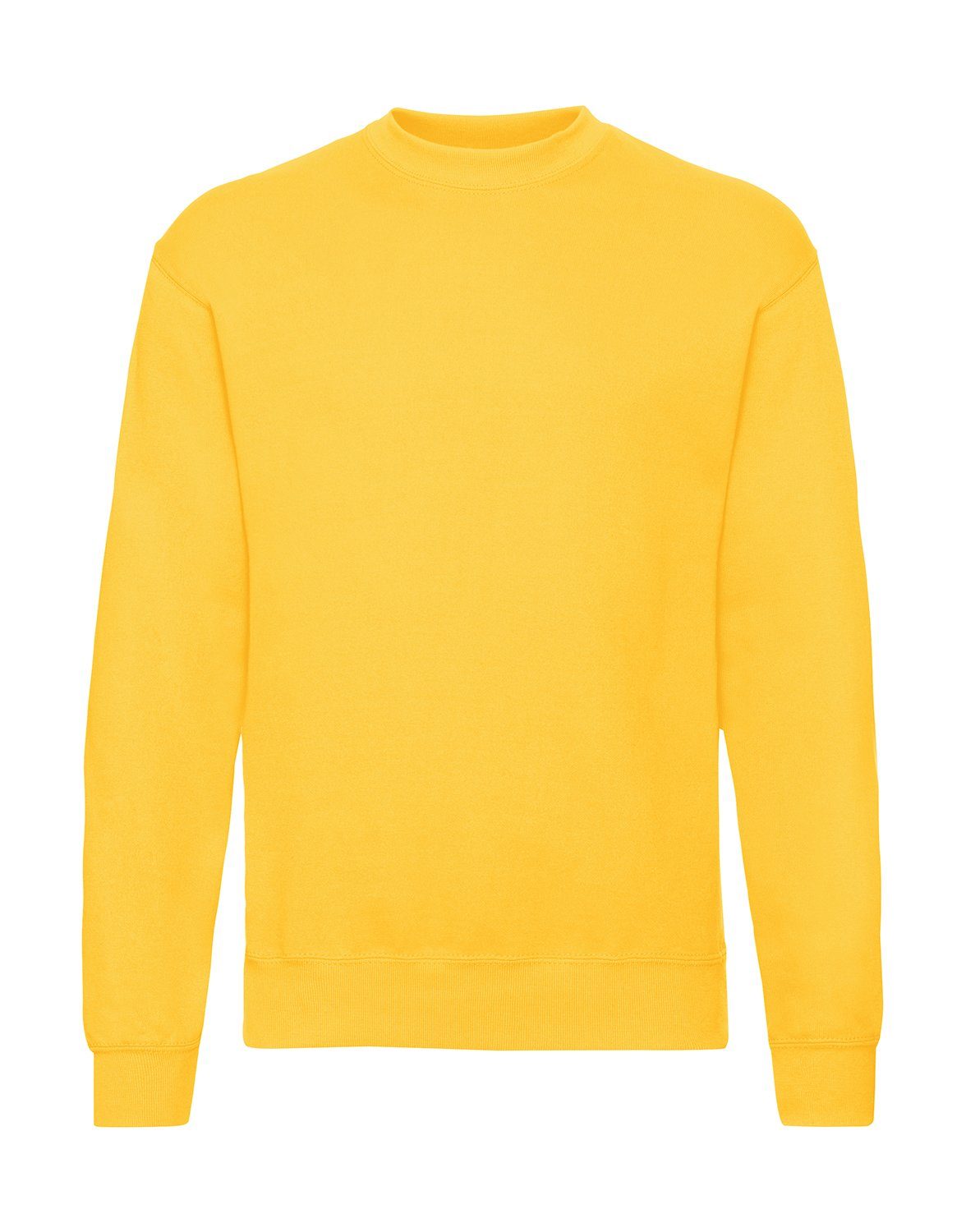 Fruit of the Loom Sweatshirt Sweatshirt im unifarbenen Design SET-IN - 1er/2er Sets - auswählbar
