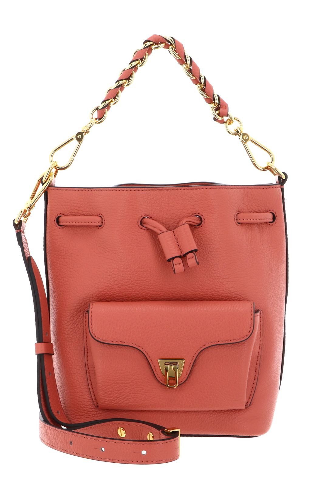 COCCINELLE Umhängetasche Bucket Bag, aus echtem Rindsleder