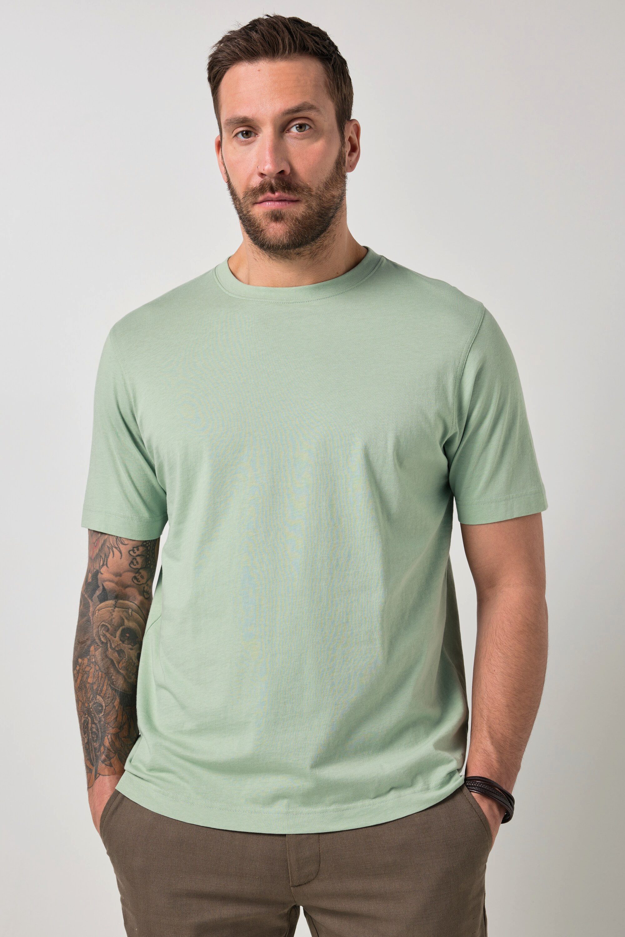 JP1880 T-Shirt T-Shirt Basic Rundhals gekämmte Baumwolle günstig online kaufen