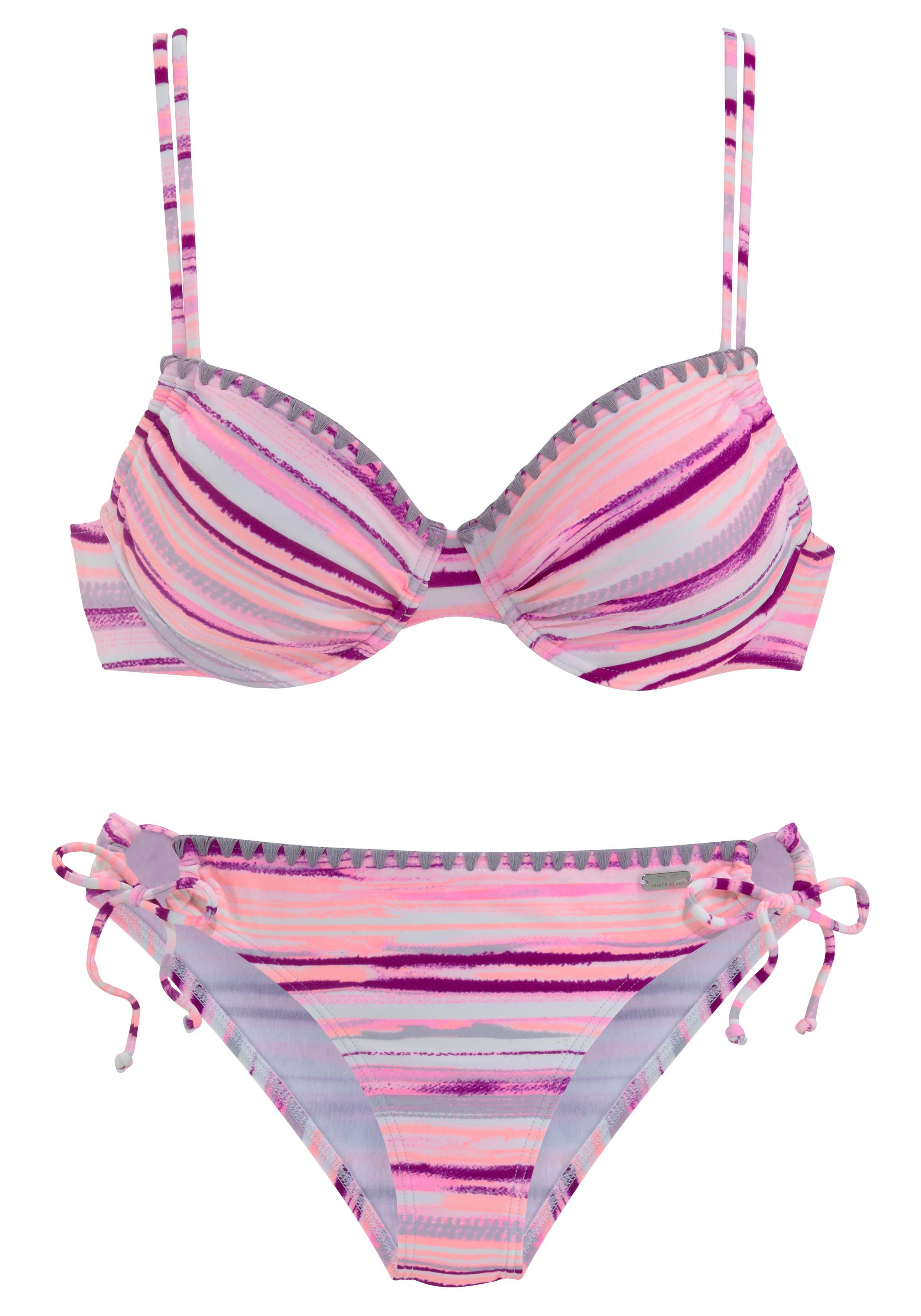 Venice Beach Bügel-Bikini mit Häkelkanten günstig online kaufen