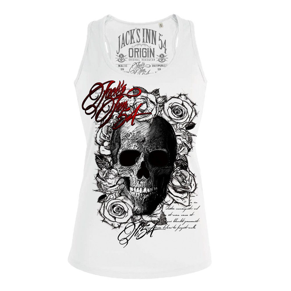 JACK'S INN 54 Tanktop Skull'n Roses Tanktop