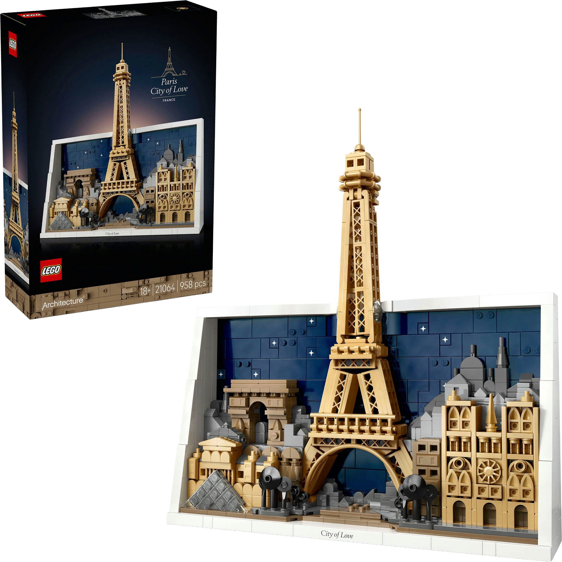 Paris – Stadt der Liebe (21064), LEGO Architecture Konstruktionsspielsteine
