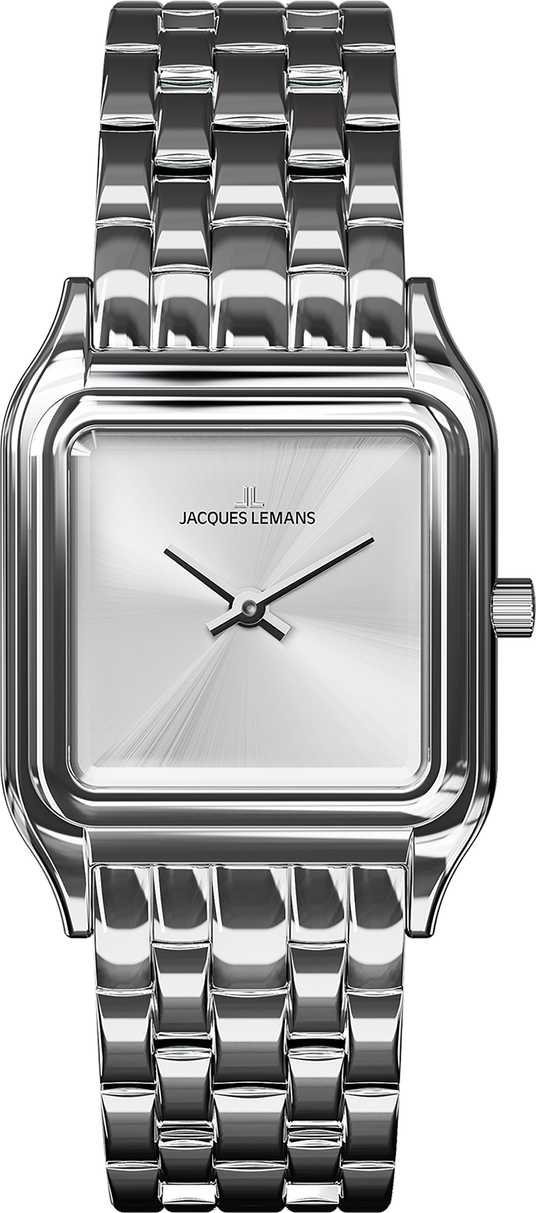 Jacques Lemans Quarzuhr Antwerpen 1-2218A, Armbanduhr, Damenuhr, Edelstahlarmband, analog
