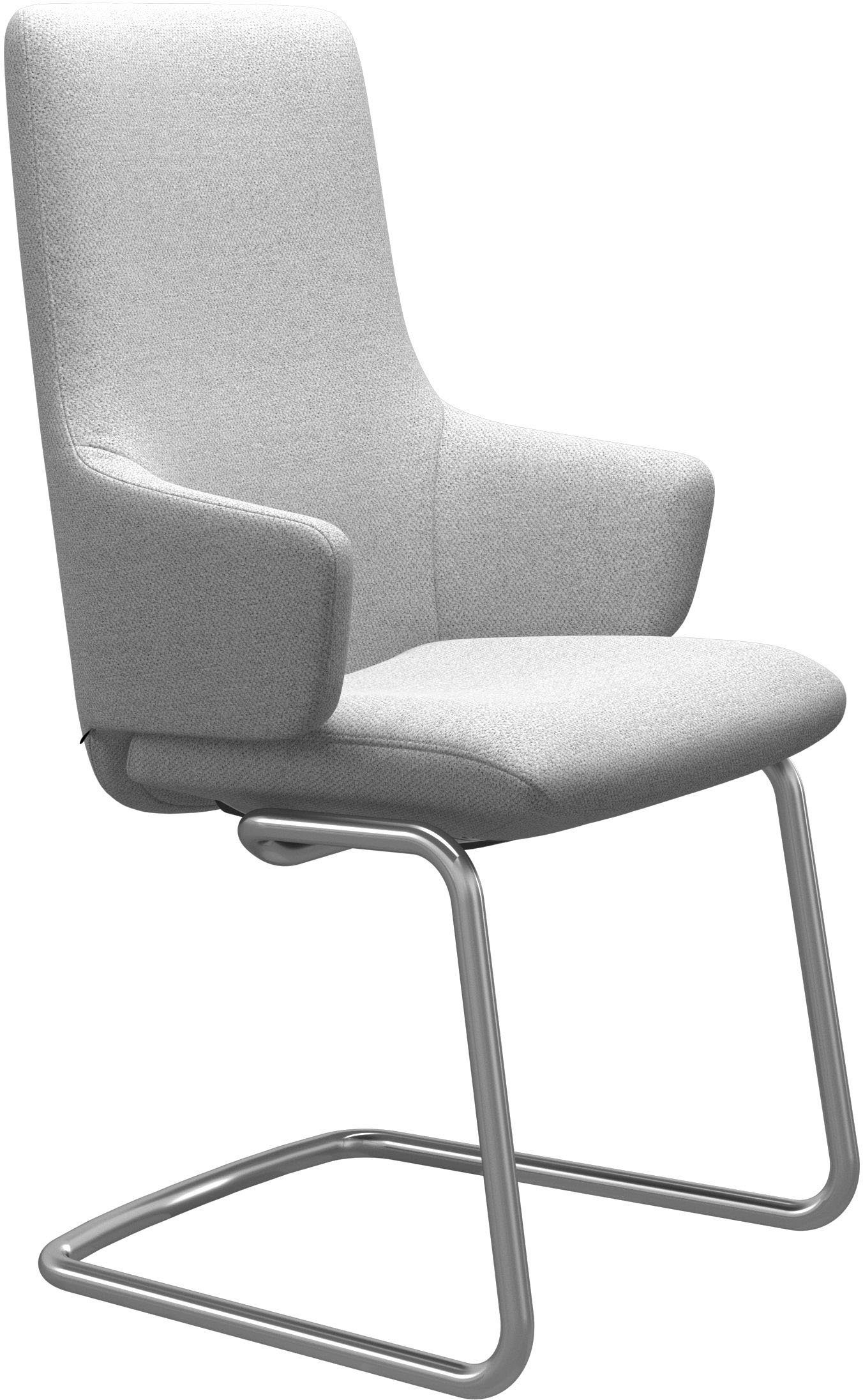 Chrom L, Back Beinen Polsterstuhl Laurel, mit Größe High Stahl aus matt Armlehne, mit Stressless® in