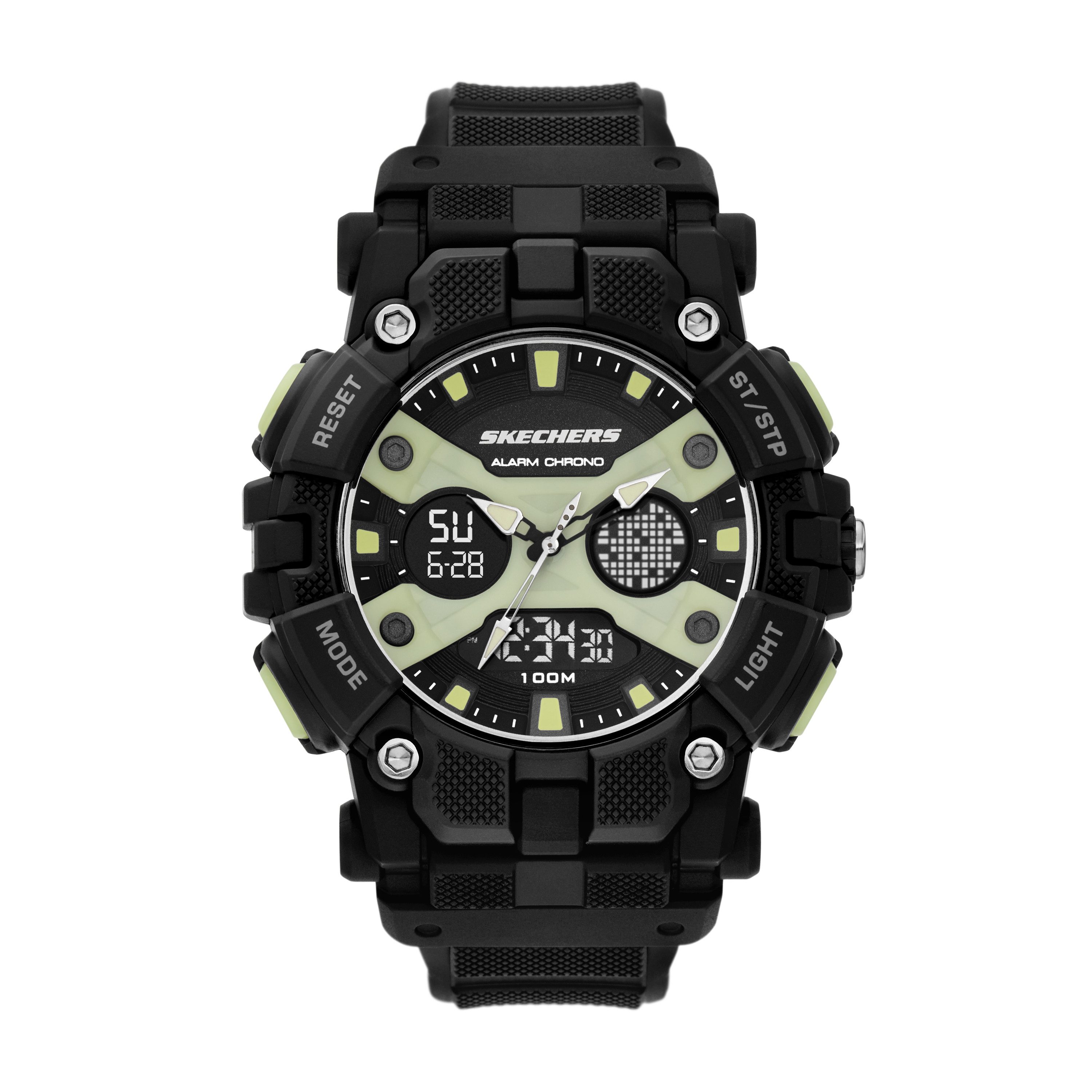 Skechers Chronograph BONHILL SR1190, Quarzuhr, Armbanduhr, Herrenuhr, digital, analog, Tag, Wochentag