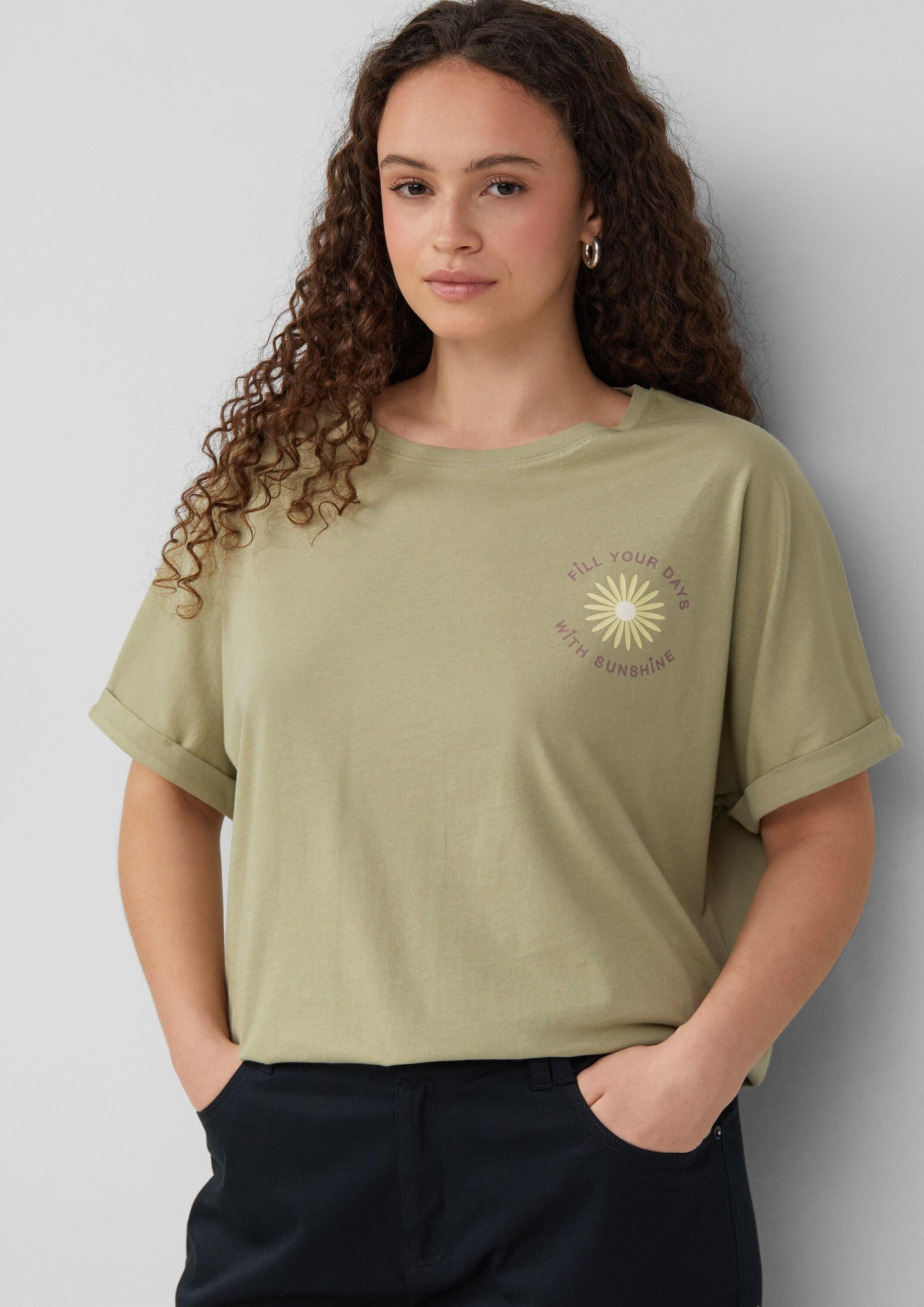 QS Kurzarmshirt T-Shirt (1-tlg) günstig online kaufen