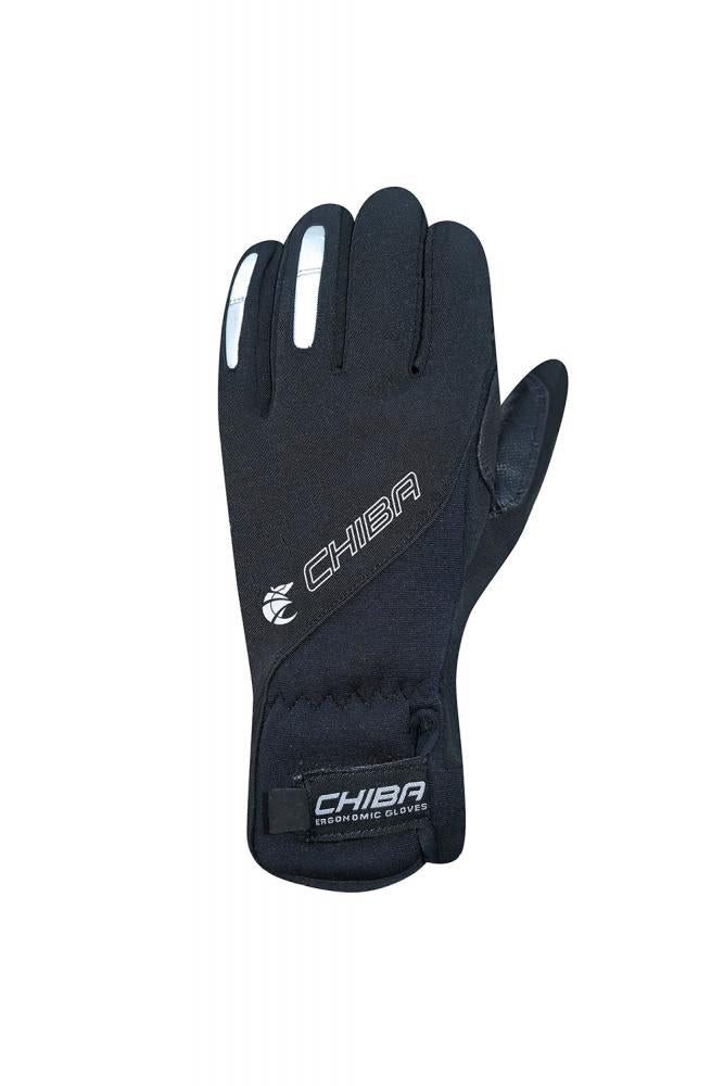 Fahrradhandschuhe CHIBA Warm Winter - wasserdichte Winter-Handschuhe XS schwarz mit Gelp