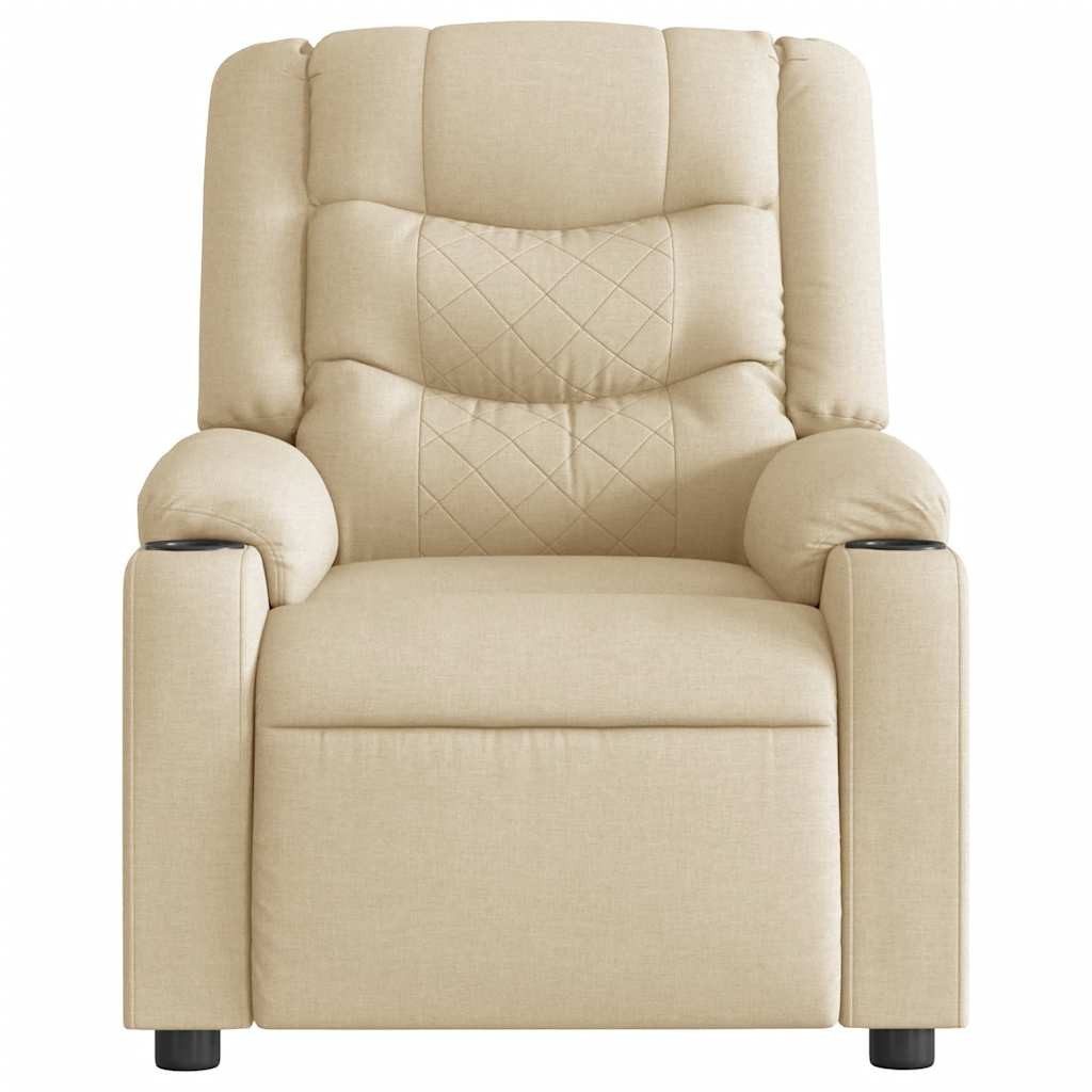 vidaXL Sessel Relaxsessel Creme Stoff (1-St) günstig online kaufen