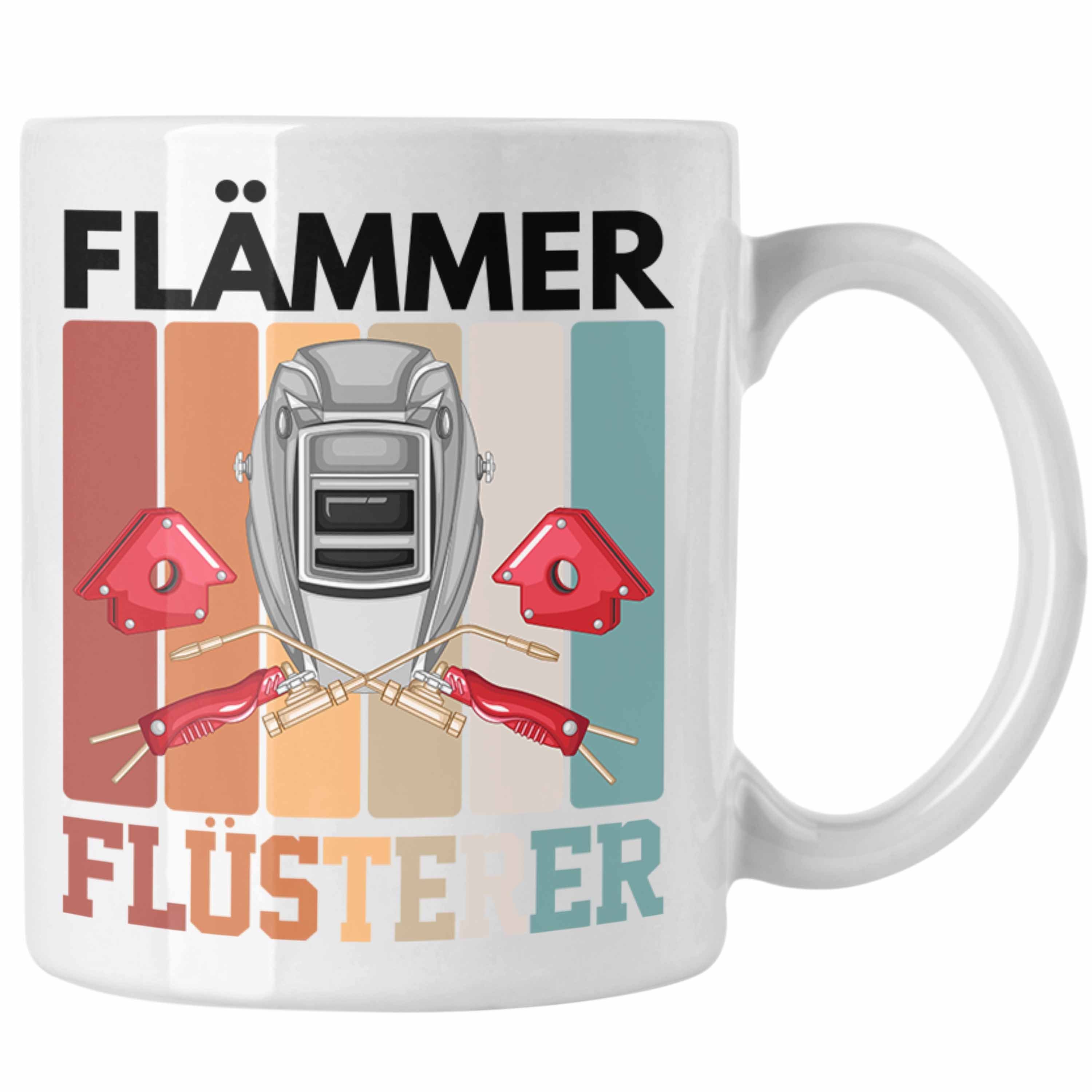 Trendation Tasse Trendation - Schweißer Schlosser Tasse Geschenk Flämmer Flüsterer Lust Weiss