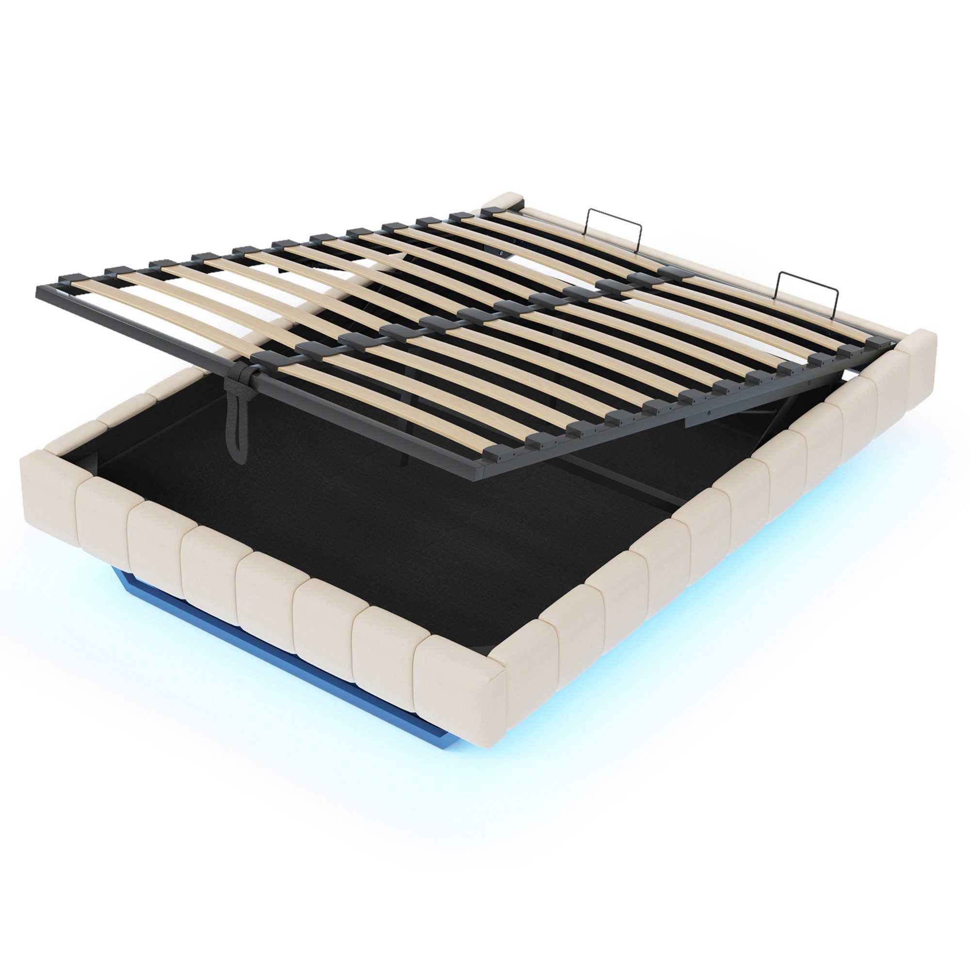 KLAM HOME Polsterbett Polsterbett 140x200 cm, günstig online kaufen