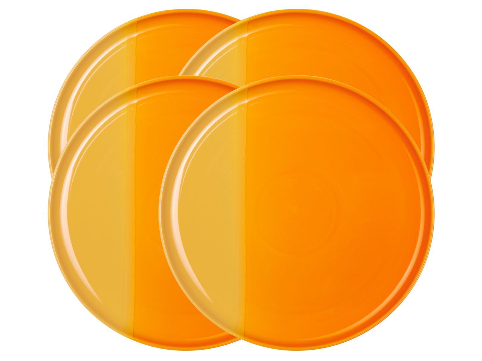 ASA SELECTION Speiseteller joy Speiseteller orange smoothie 26,5cm Set4