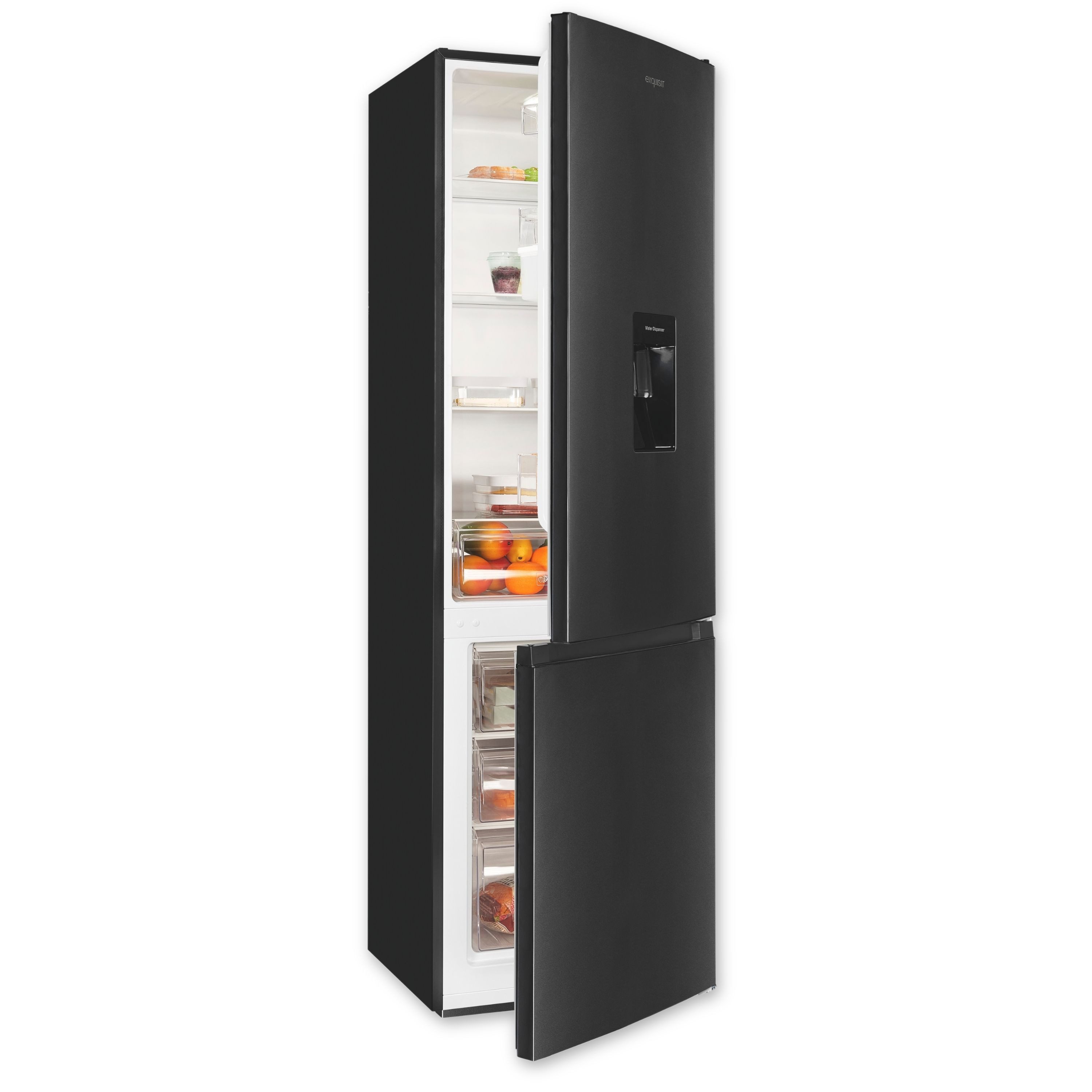 exquisit Kühl-/Gefrierkombination KGC5265-70-WS-040D, 179.5 cm hoch, 55 cm breit, 2 Jahre Herstellergarantie
