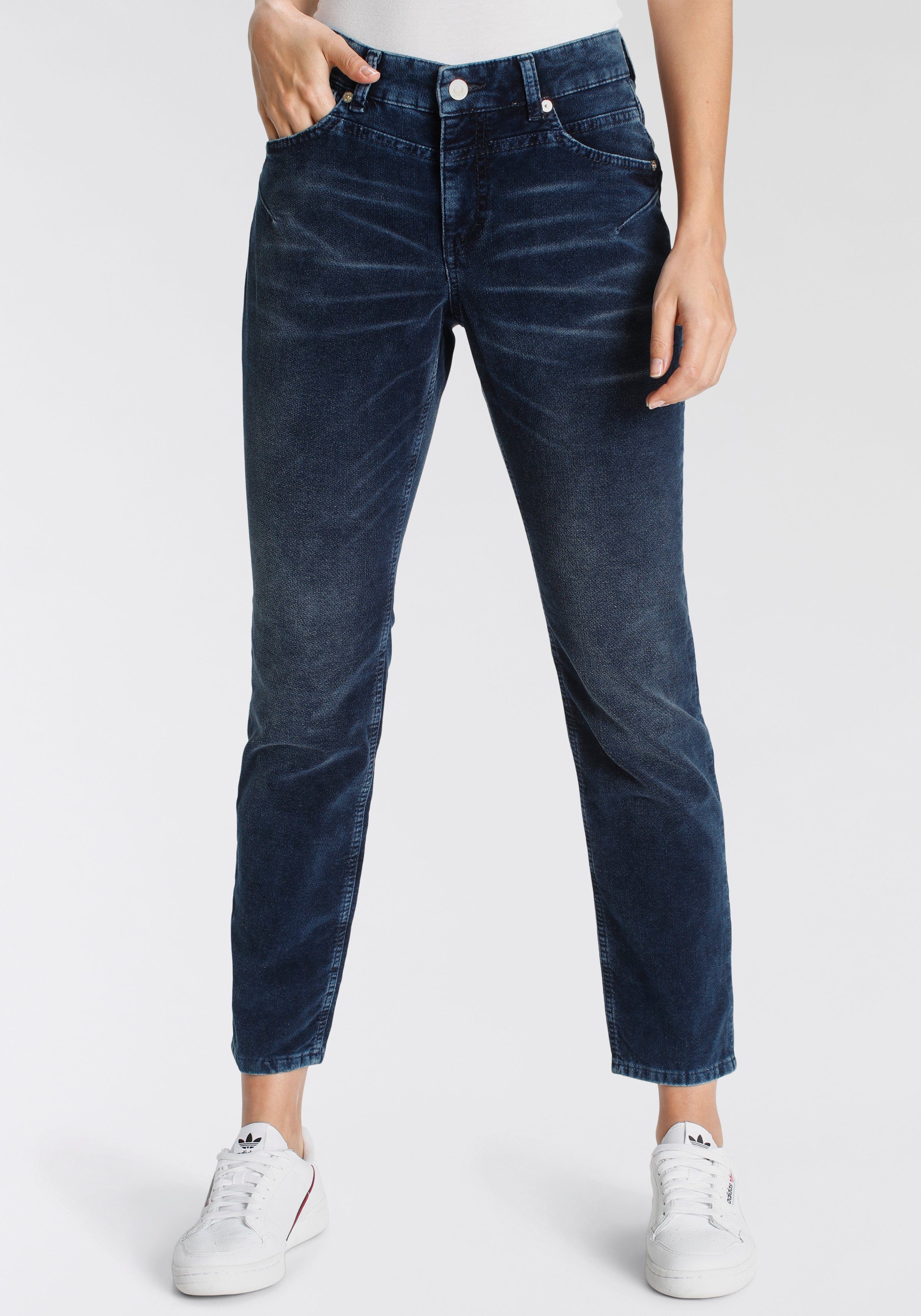 mit Rich Slim, MAC gerader Bein von Silhouette schmalem Slim-Fit Jeans Slim-fit-Jeans und MAC