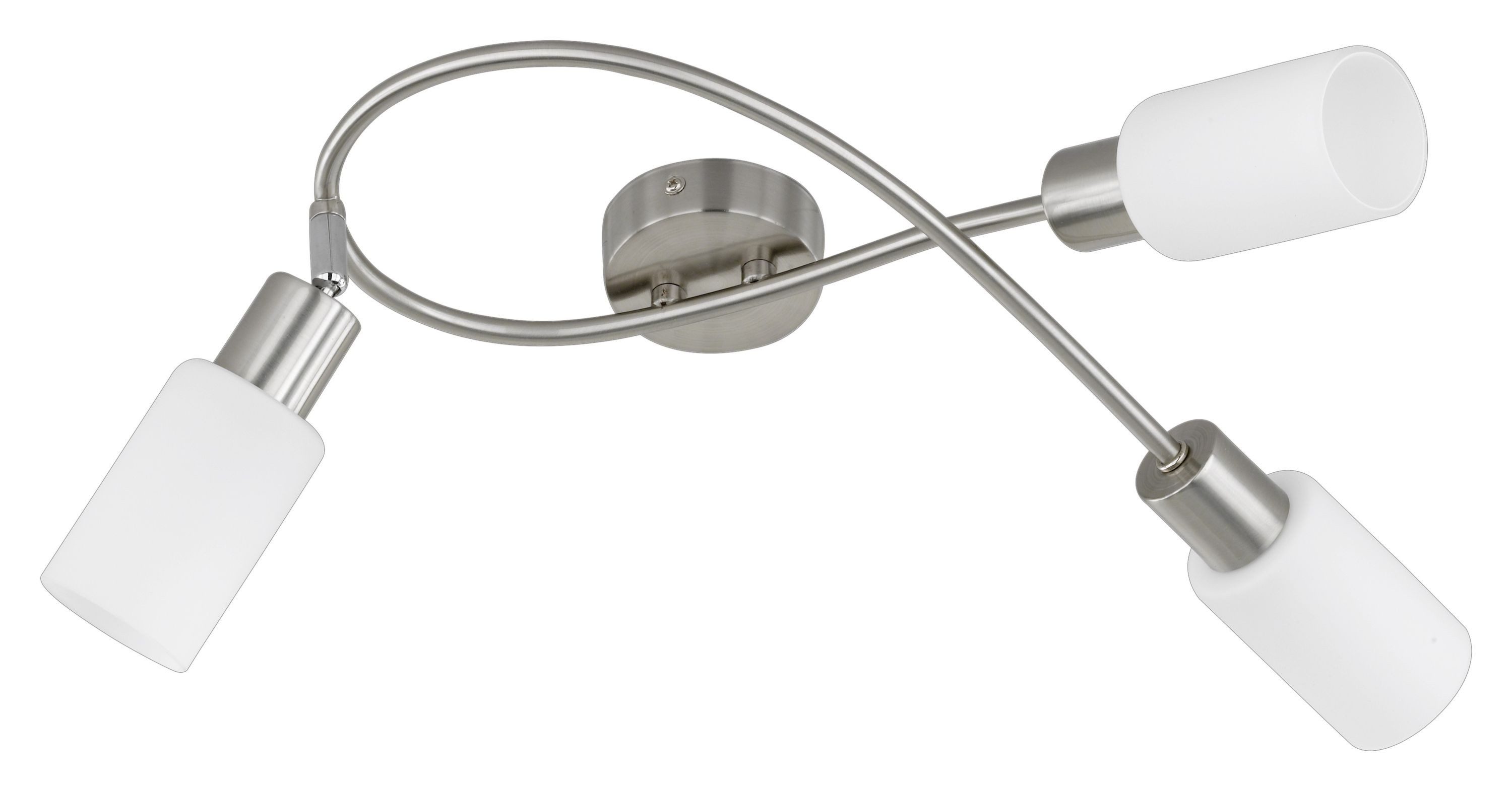 Reality Leuchten Deckenleuchte Reality Leuchten Deckenleuchte MARS BHT 45x22x32 cm grau Deckenlampe