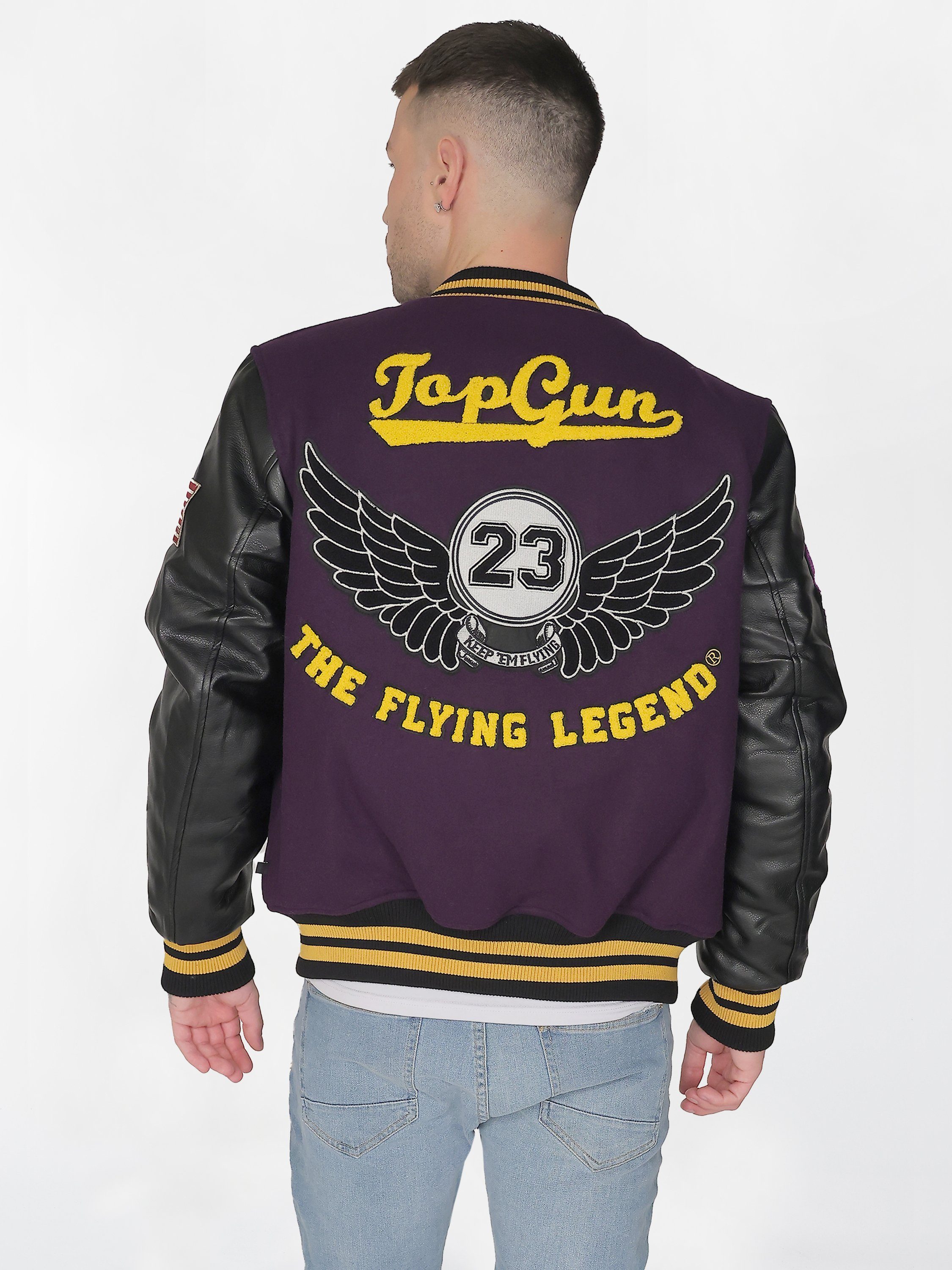 TOP purple GUN Collegejacke TG20213031