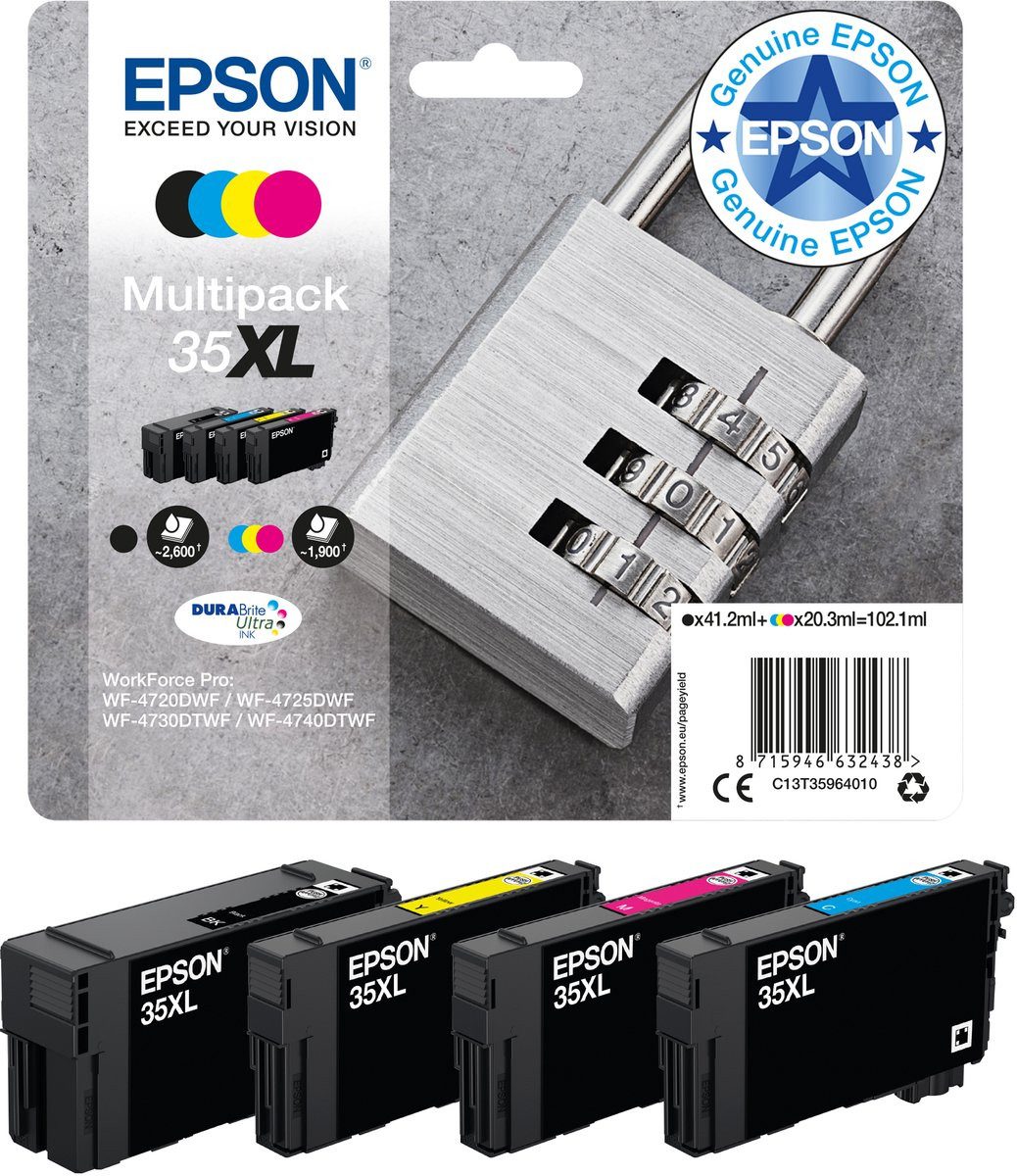 Epson 35XL Multipack Tintenpatrone (original Druckerpatrone)