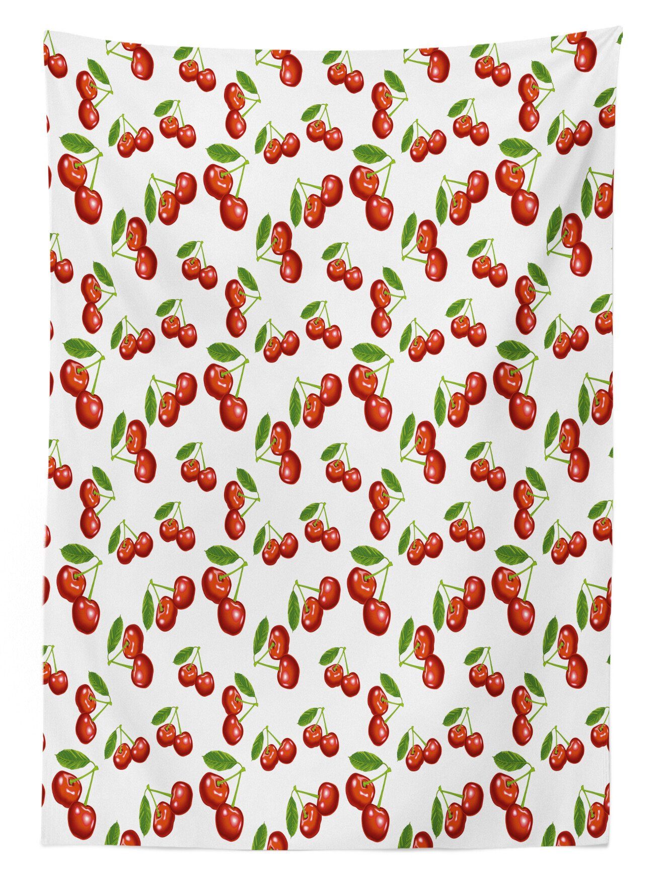 Abakuhaus Kirsche Klare Tischdecke Farben, geeignet Farbfest Waschbar Kirschfrucht-Muster den Für Bereich Außen
