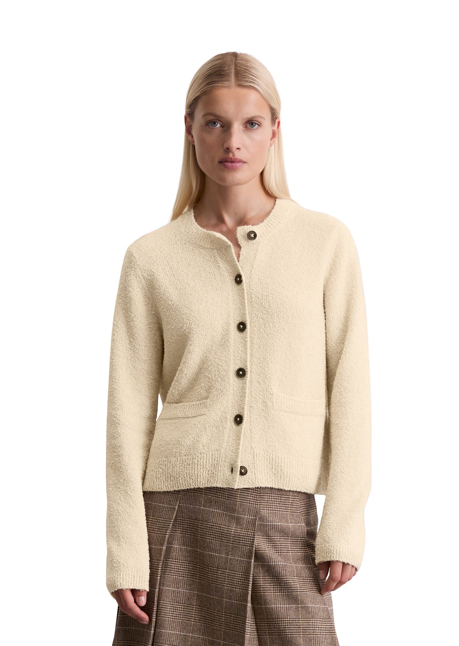 Marc O'Polo Cardigan aus Bouclé-Garn günstig online kaufen