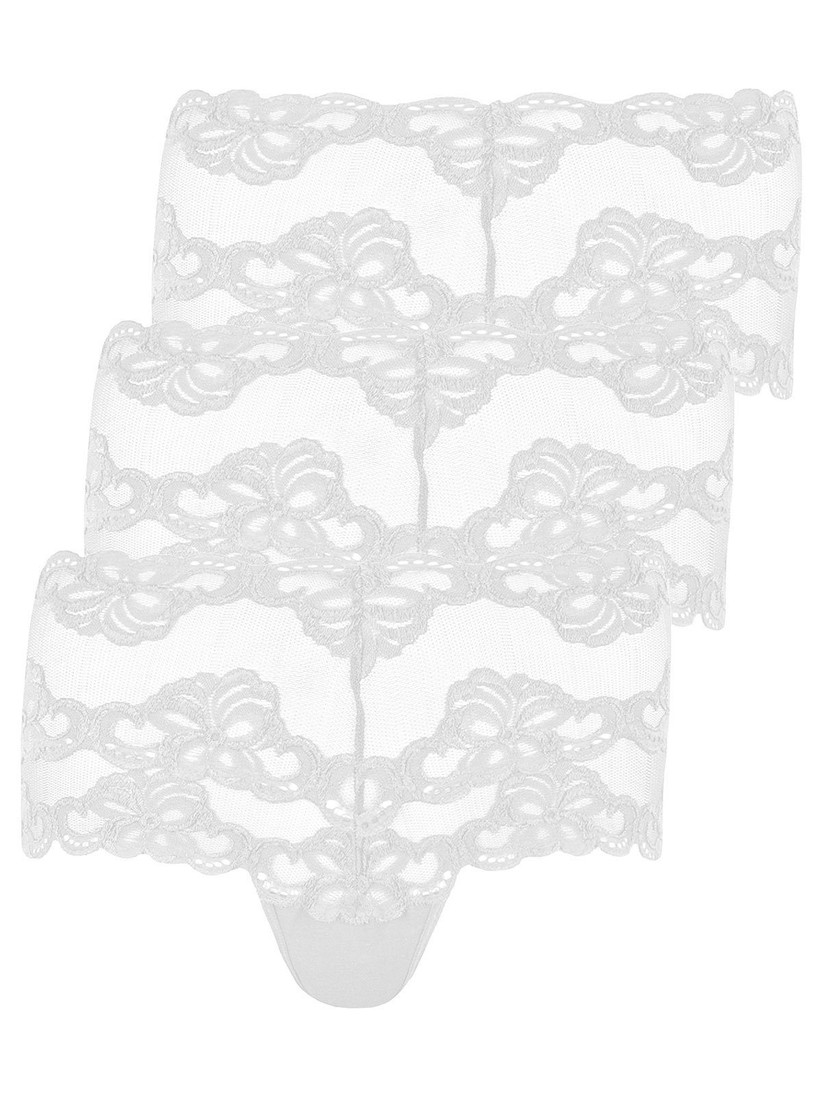 Panty 3er Pack Damen Hipster Slipboutique