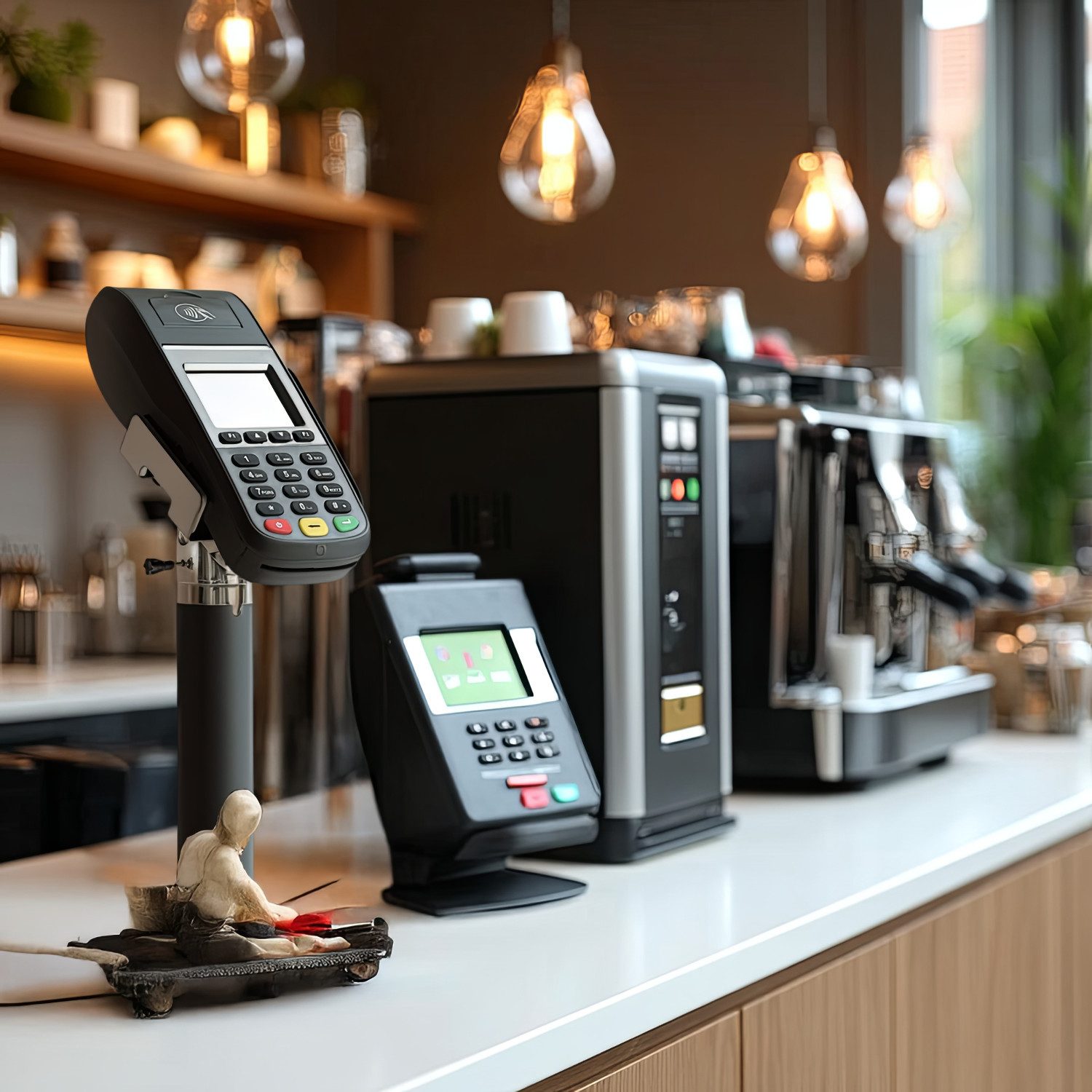 Maclean Halterung MC-847 für EC Kartenlesegeräte 69–109 mm – verstellbarer POS Terminal, (1-tlg., Ständer mit 360° Drehung, Neigung, Tischmontage & Kabelmanagement)