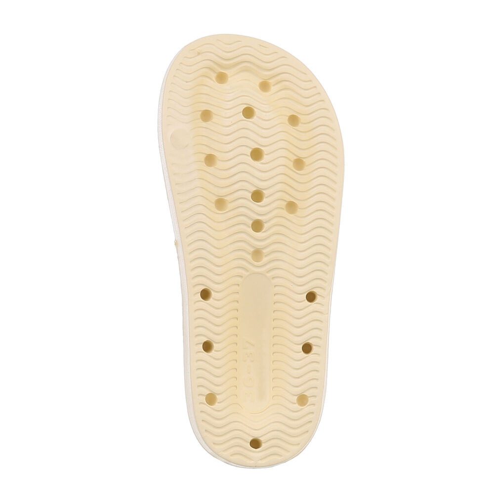 Ital-Design Damen Mules Freizeit Plateausandaletten (86527113) Flach Pantoletten in Beige