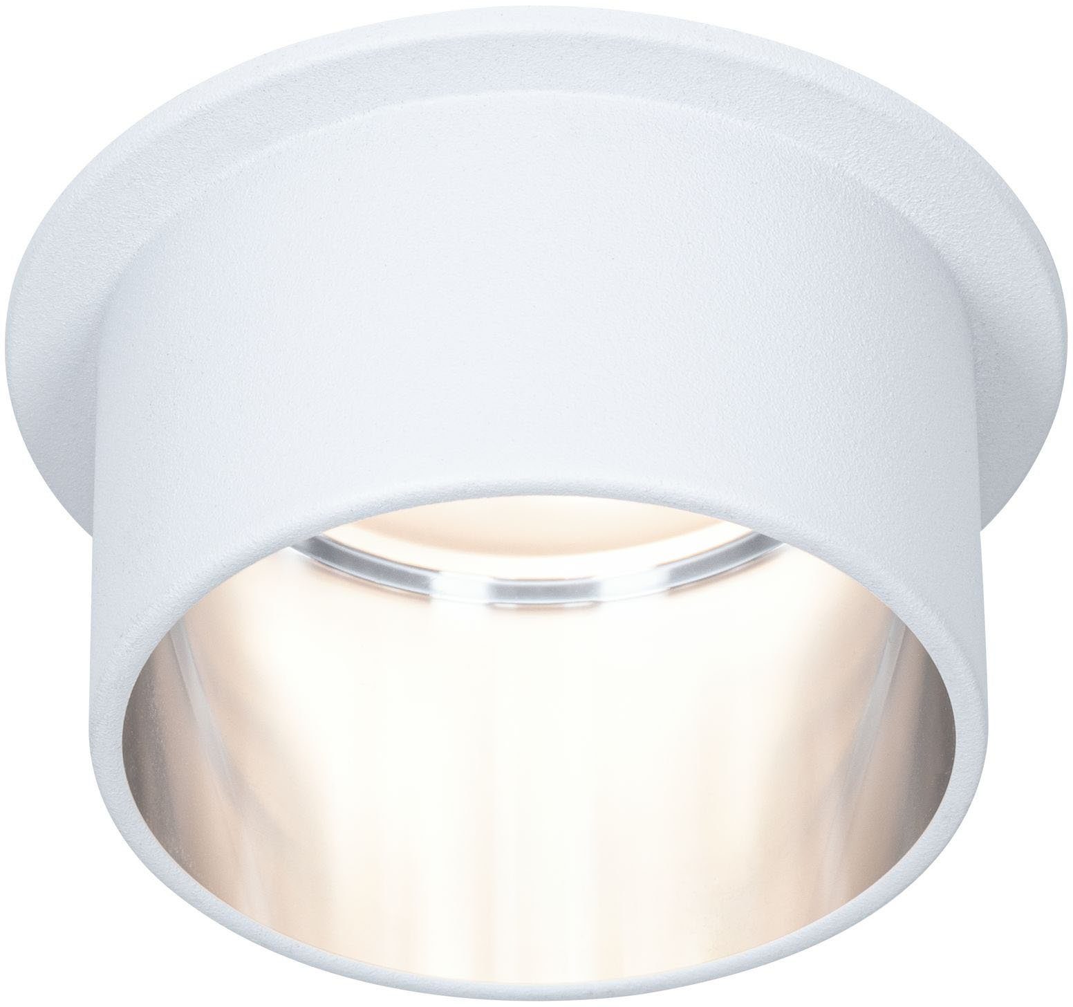 LED 3-Stufen-dimmbar Helligkeitsstufen, Gil, LED Einbauleuchte Paulmann Warmweiß, mehrere wechselbar, LED-Modul,