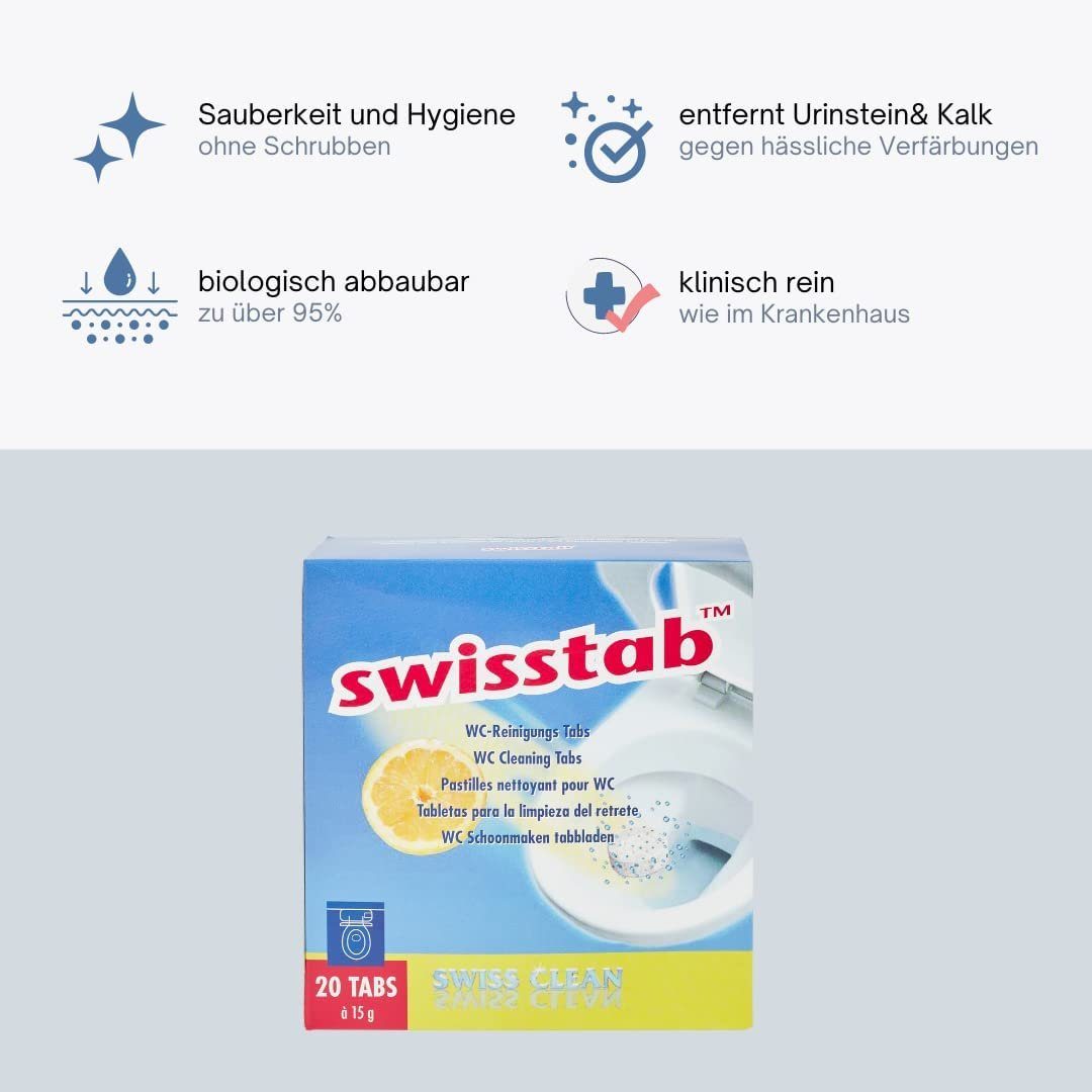 Medosan WC-Reinigungstabs, Vorratspackung Putzstein (Hygiene und Sauberkeit ohne Putzaufwand)
