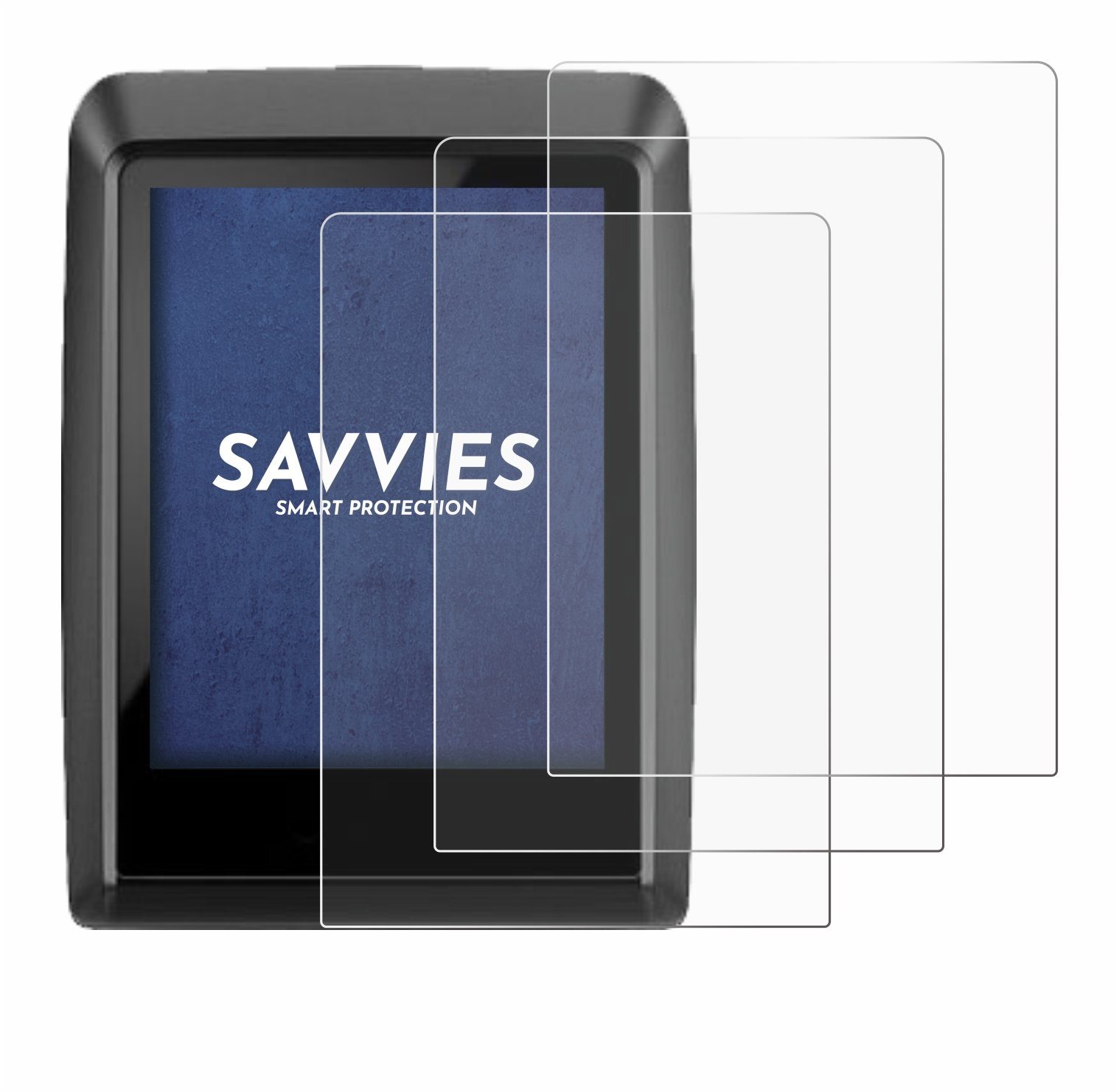Savvies Schutzfolie für Bosch Kiox 500, Displayschutzfolie, 18