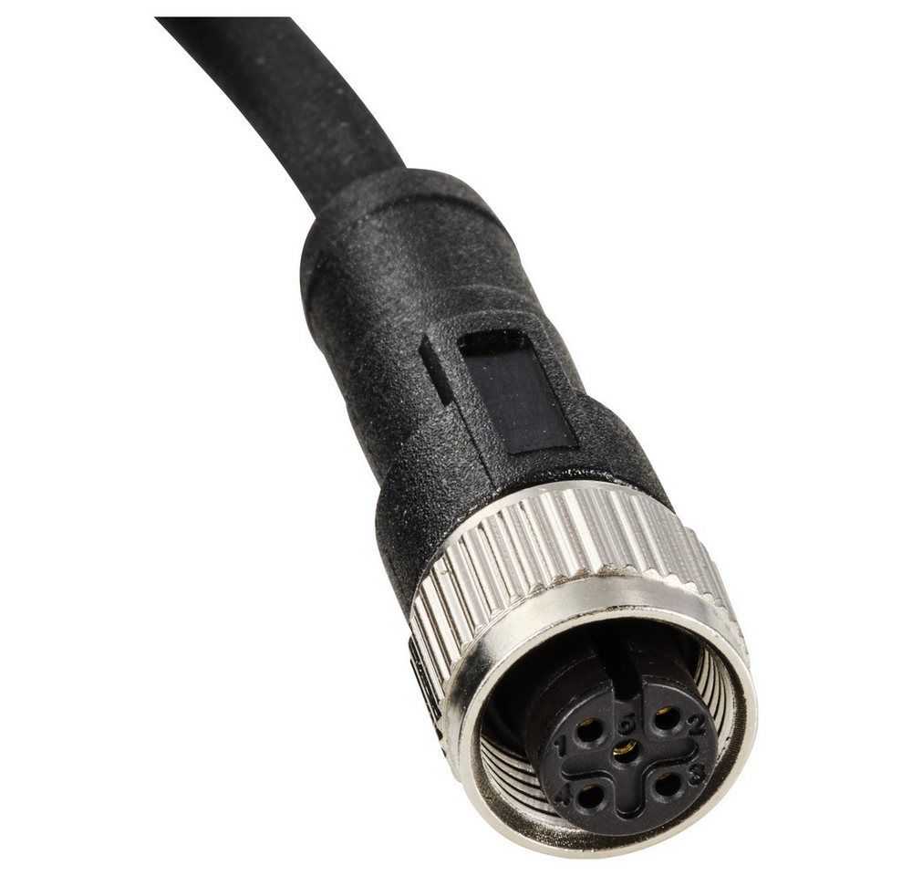 Thumbnail - TRU COMPONENTS Steckdose TRU COMPONENTS TC-12833152 Sensor-/Aktor-Anschlussleitung M12 Kupplung, TC-12833152