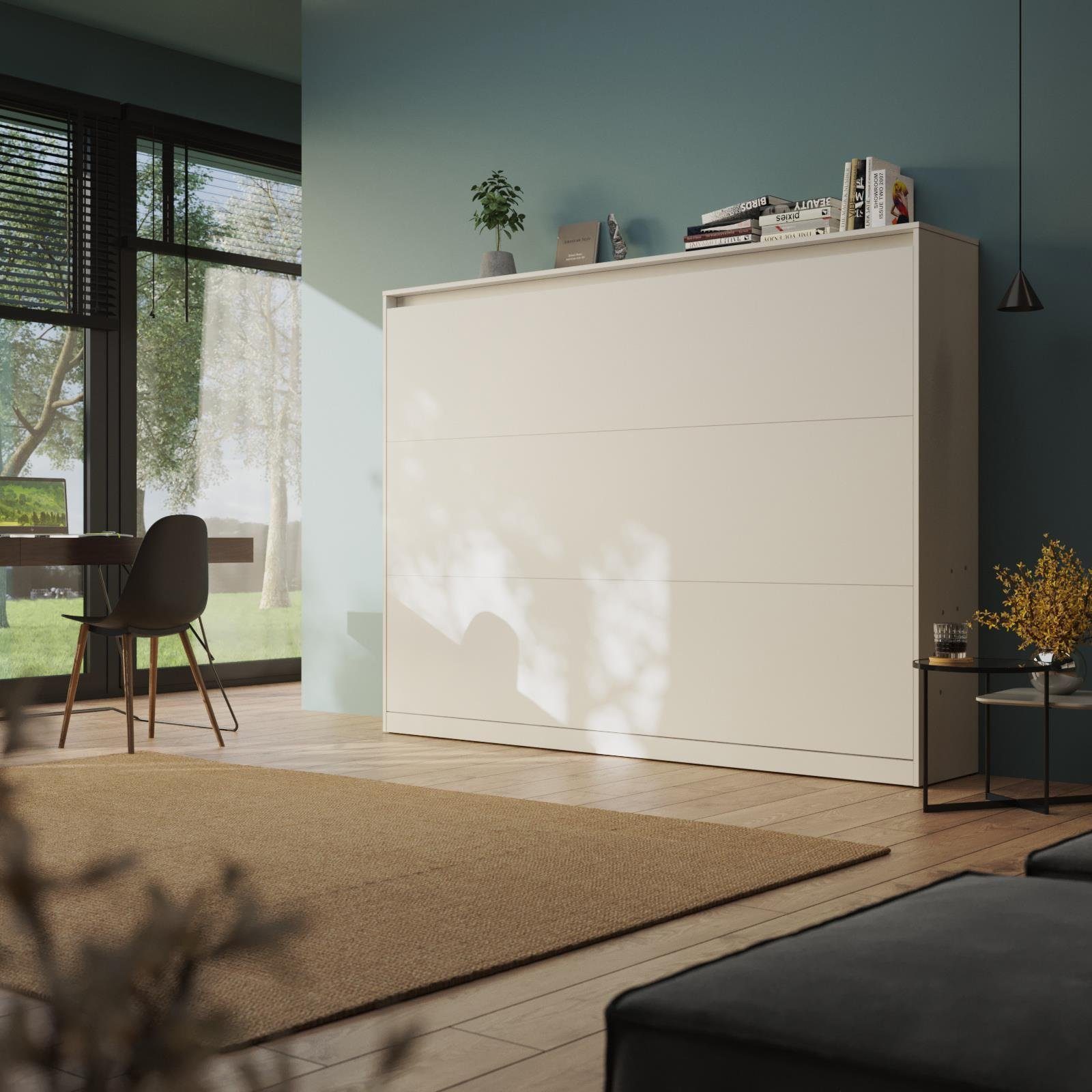 SMARTBett Schrankbett Classic mit Gasdruckfedern 100x200cm 140x200cm 160x20 günstig online kaufen