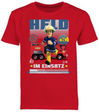 Shirtracer T-Shirt Held im Einsatz Feuerwehrmann Sam Jungen