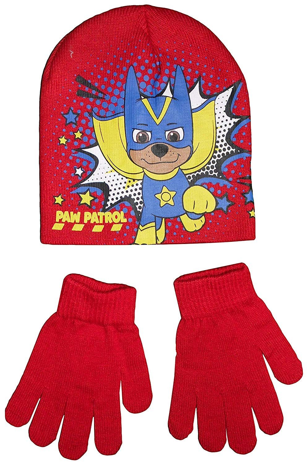 PAW PATROL Strickmütze Paw Patrol Jungen Mütze Set + Перчатки Kindermütze Set mit Перчаткиn