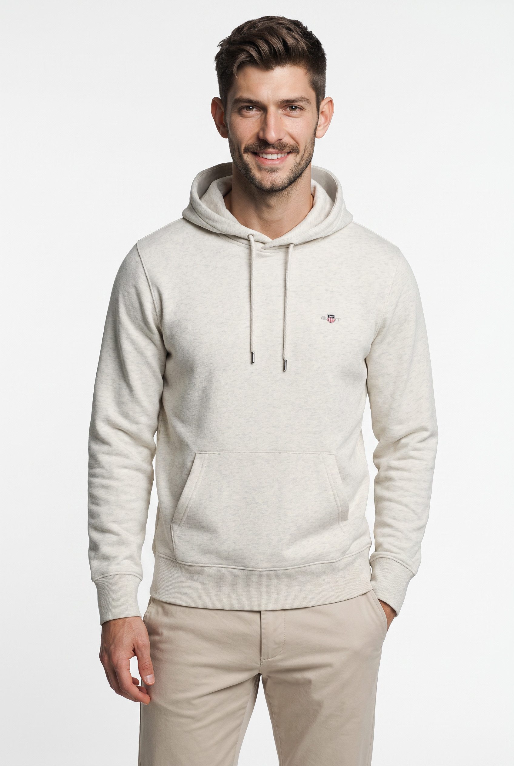 Gant Hoodie REG SHIELD HOODIE mit Logostickerei auf der Brust