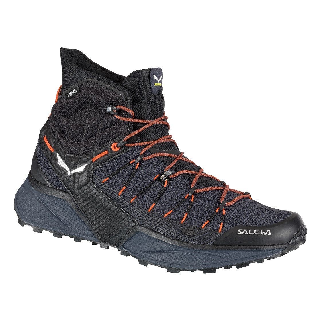 Salewa Trail-Laufschuhe Dropline Mid Mesh schwarz/blau Speed Hiking Herren günstig online kaufen