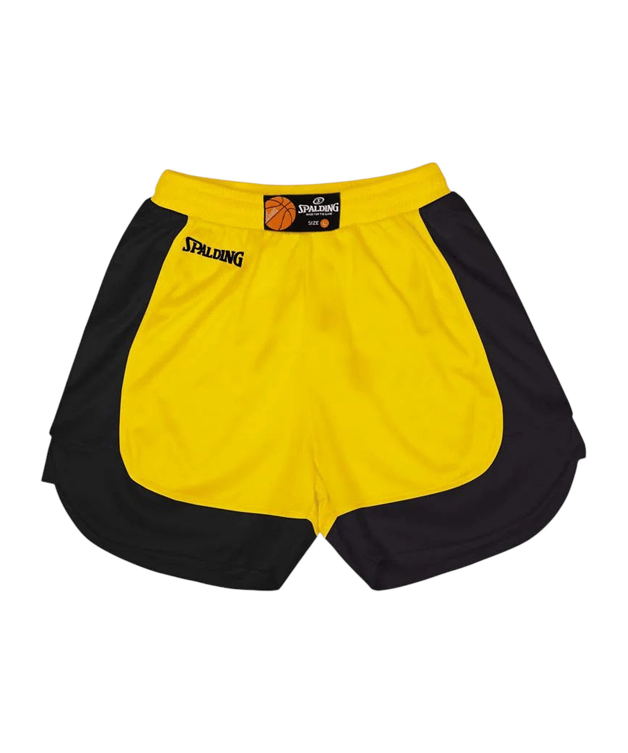 Spalding T-Shirt Spalding Hustle Short Kids Shorts Kinder Polyester
