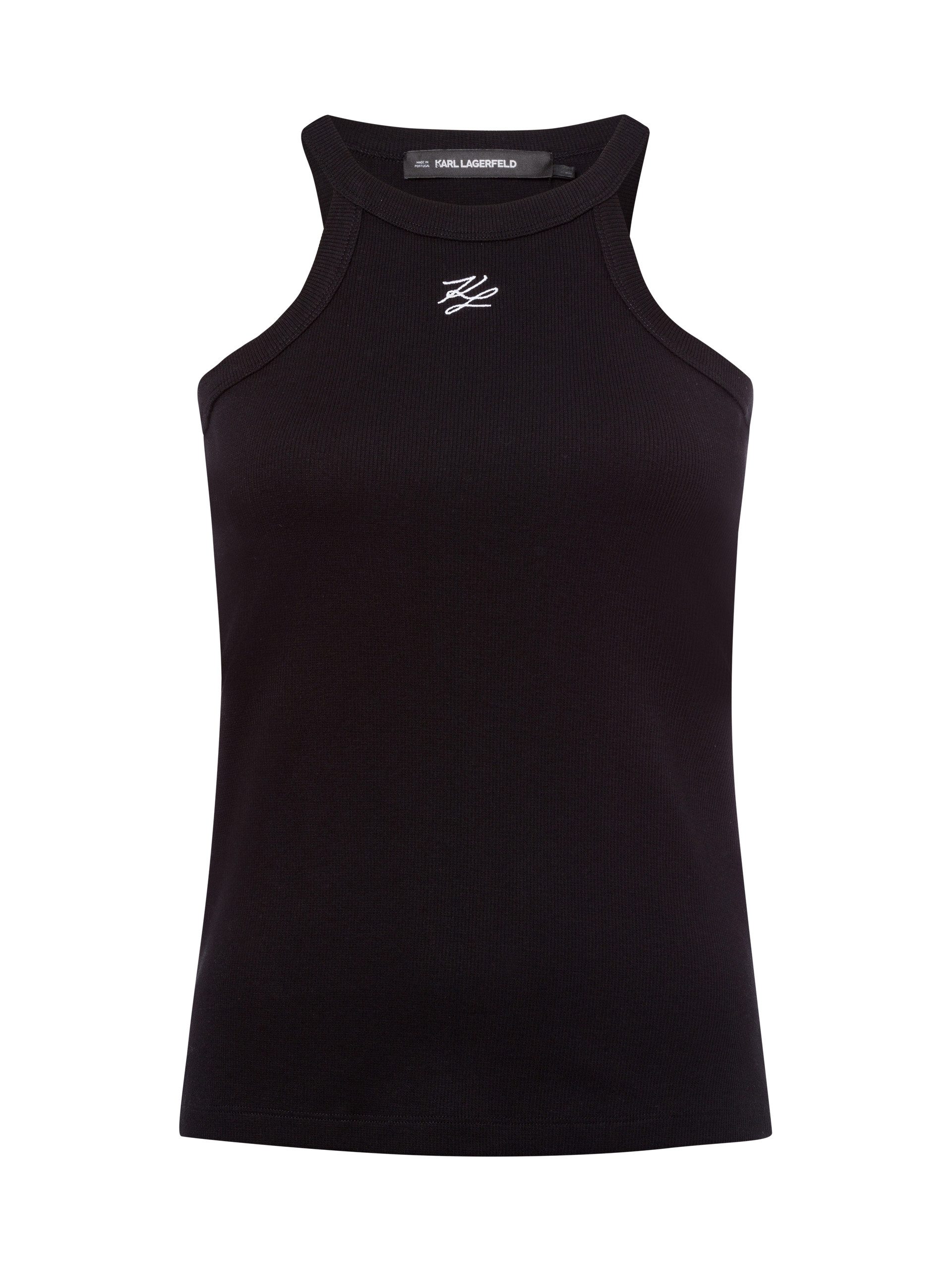 KARL LAGERFELD Print-Shirt Autograph Tank