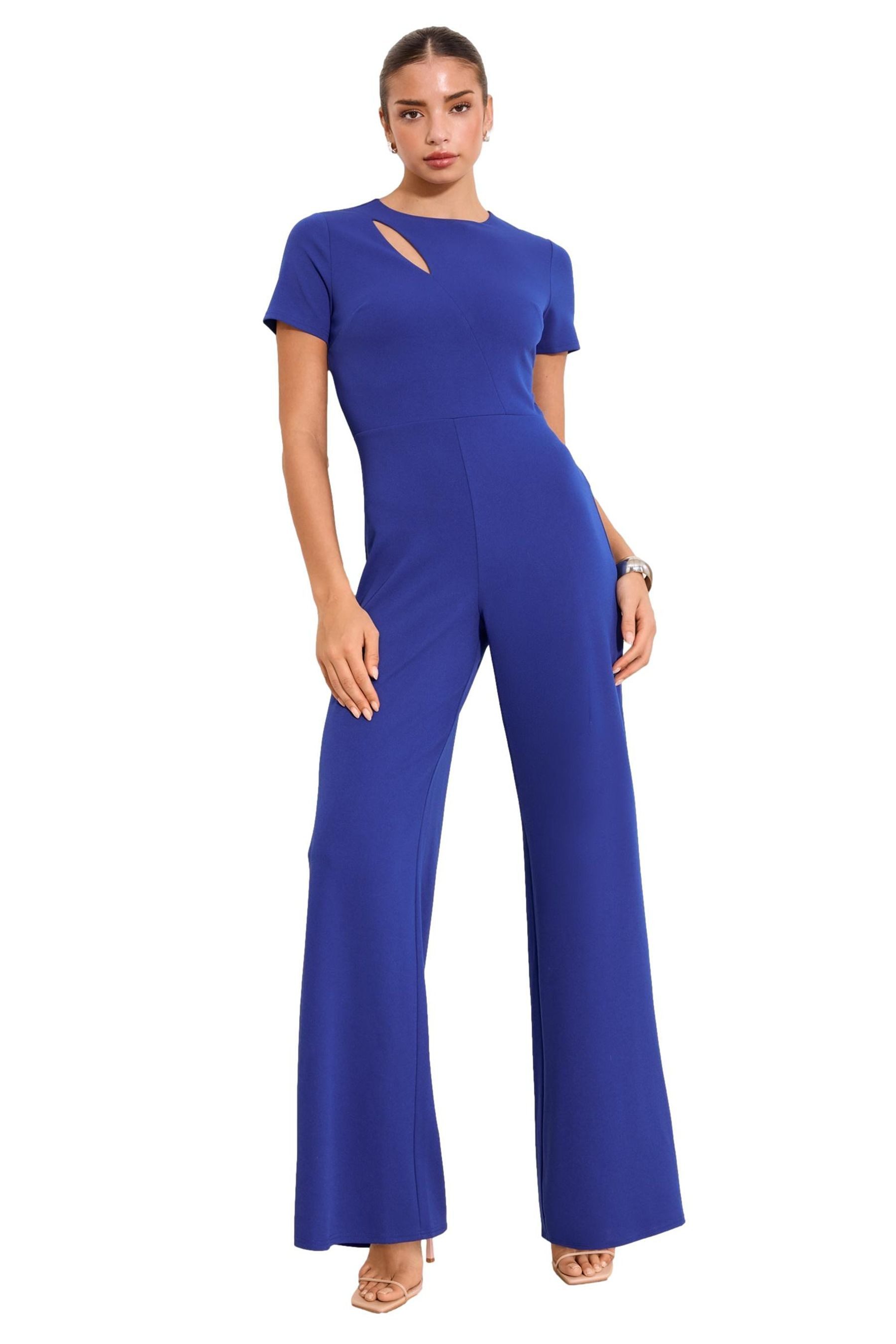 LIPSY Jumpsuit Lipsy Jumpsuit mit kurzen Ärmeln, Regular (1-tlg)