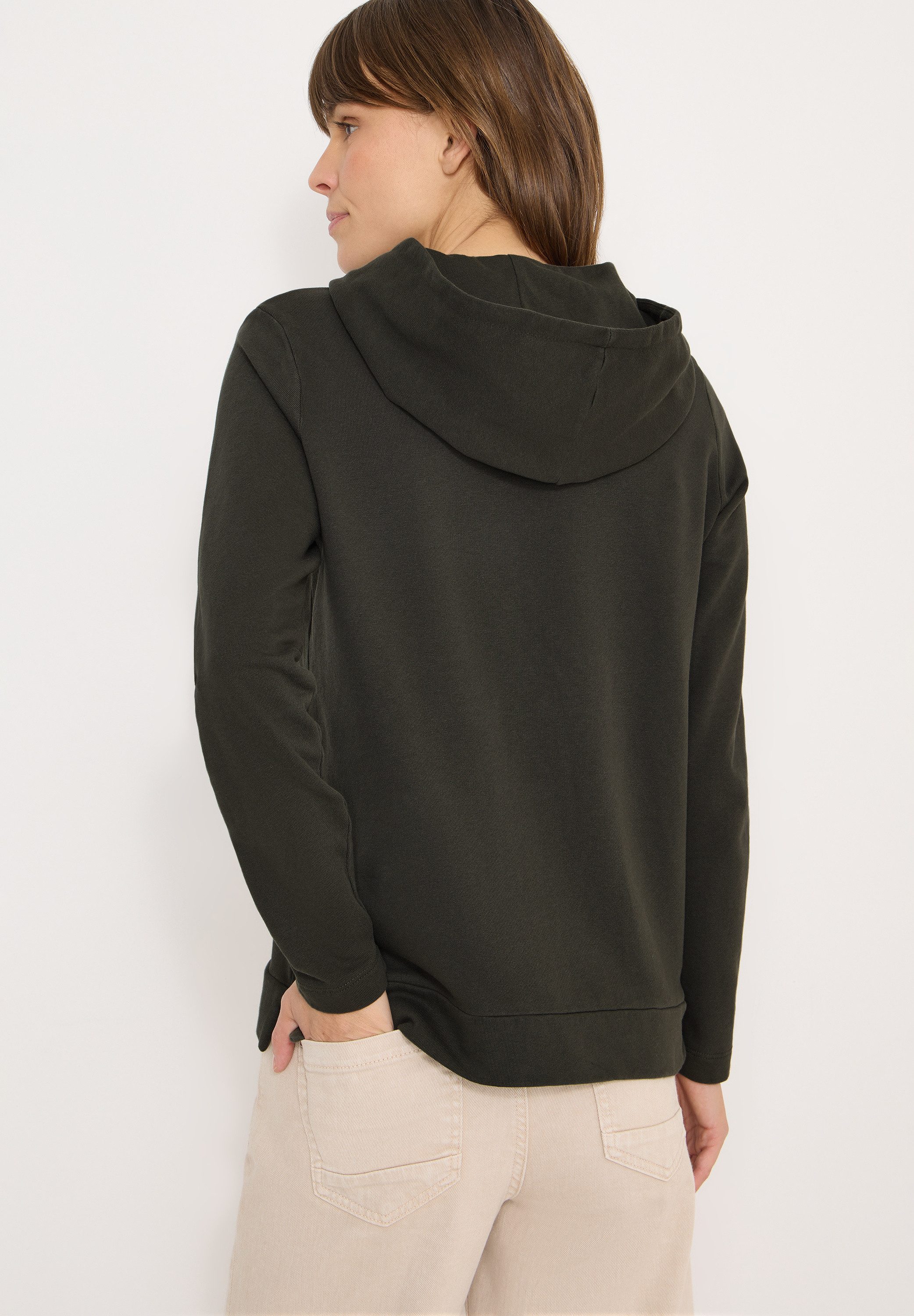 CECIL Hoodie Tonales Artwork mit Schmucksteinen