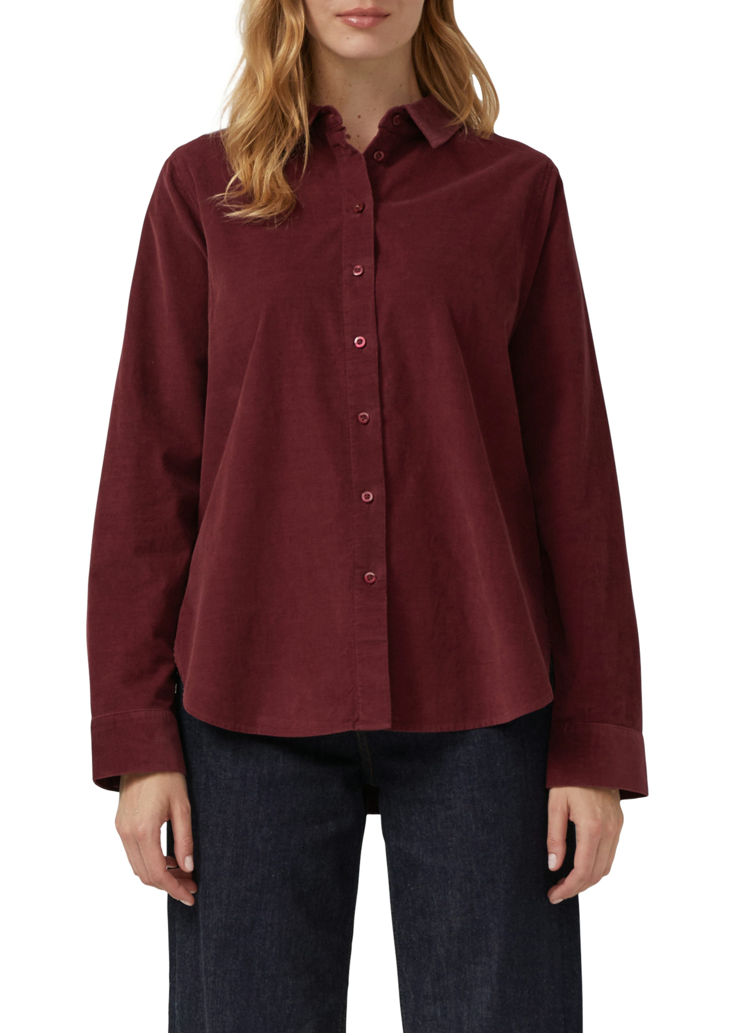 s.Oliver Hemdbluse aus Feincord, Relaxed Fit günstig online kaufen