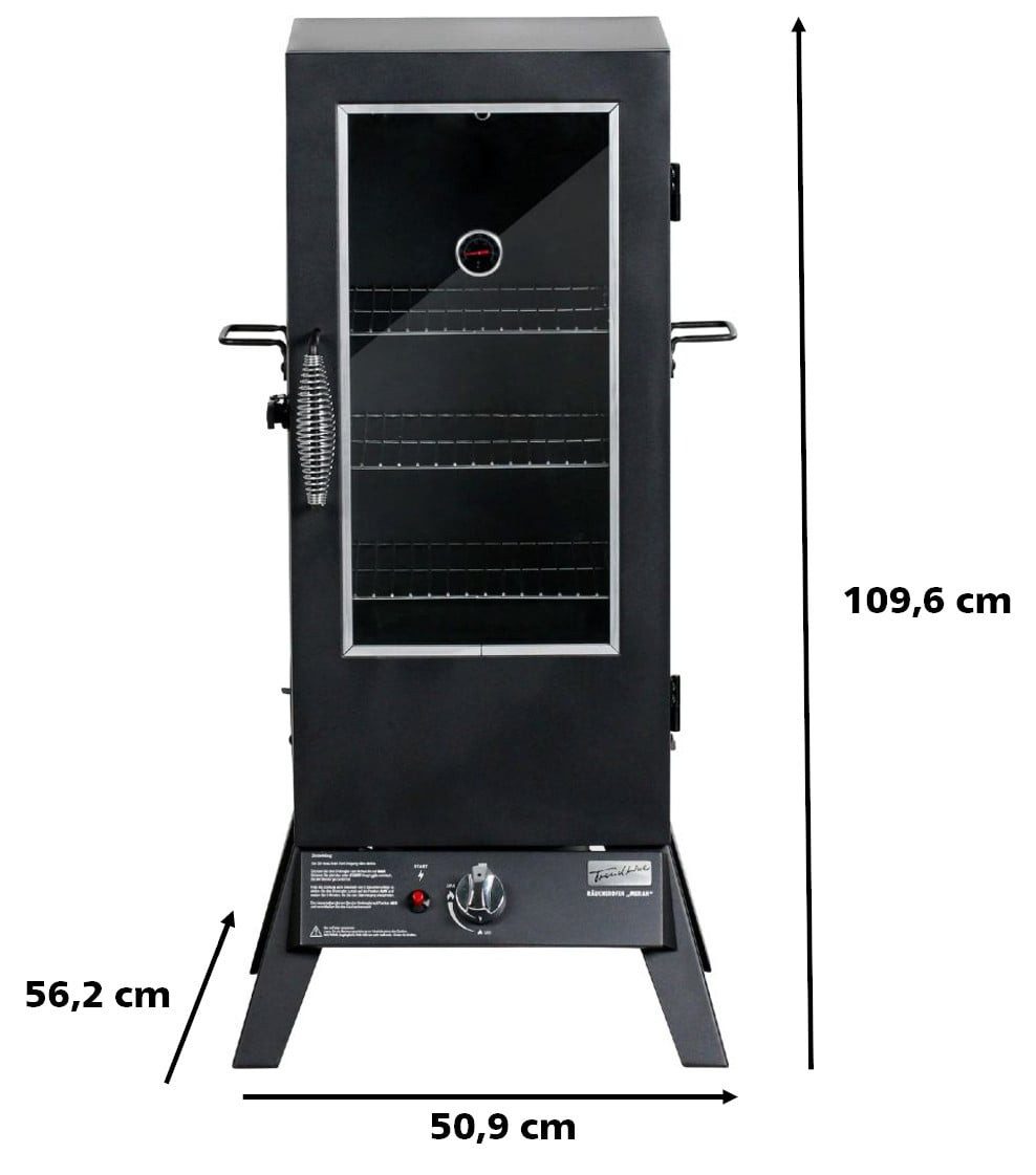 Trend Line Gasgrill TrendLine Gas-Räucherofen Meran, Deckelthermometer standfest