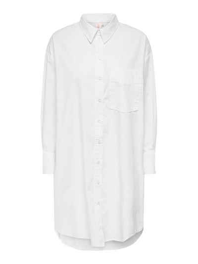 ONLY Блузкиshirt Extra Lange Hemd Bluse Langarm Shirt Business Tunika ONLMATHILDE 4759 in Weiß