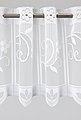 Scheibengardine »Bistrogardinen Set Scheibengardinen Küchengardinen 2305 30, 50 x 160 cm Weiß Grafisch«, EXPERIENCE, Durchzuglöcher (2 Stück), Wirkgardine, Bild 3