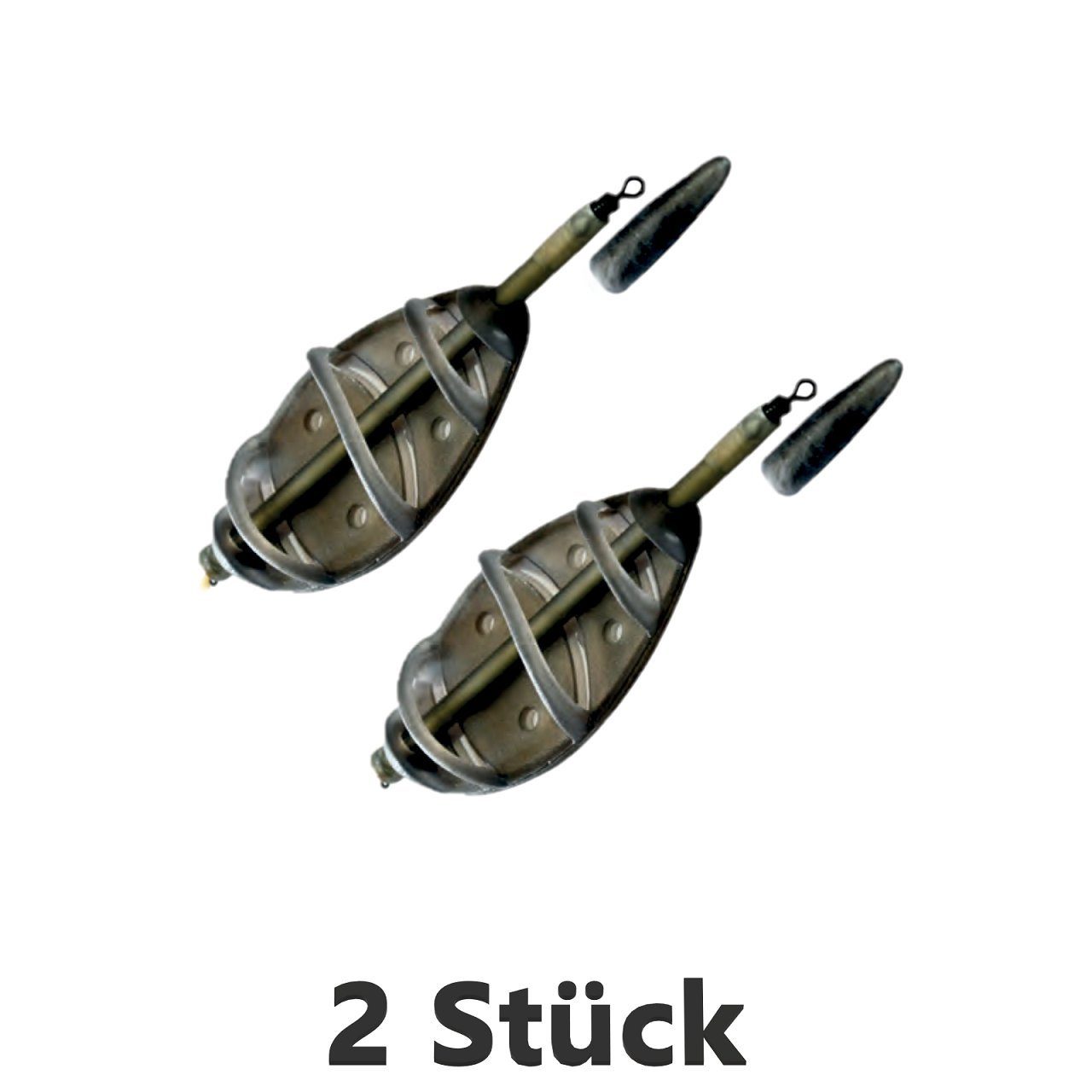 Behr Feederkorb Elastic Method Feeder 30g 40g 50g 2 Stück Futterkorb Karpfen Weißfisch