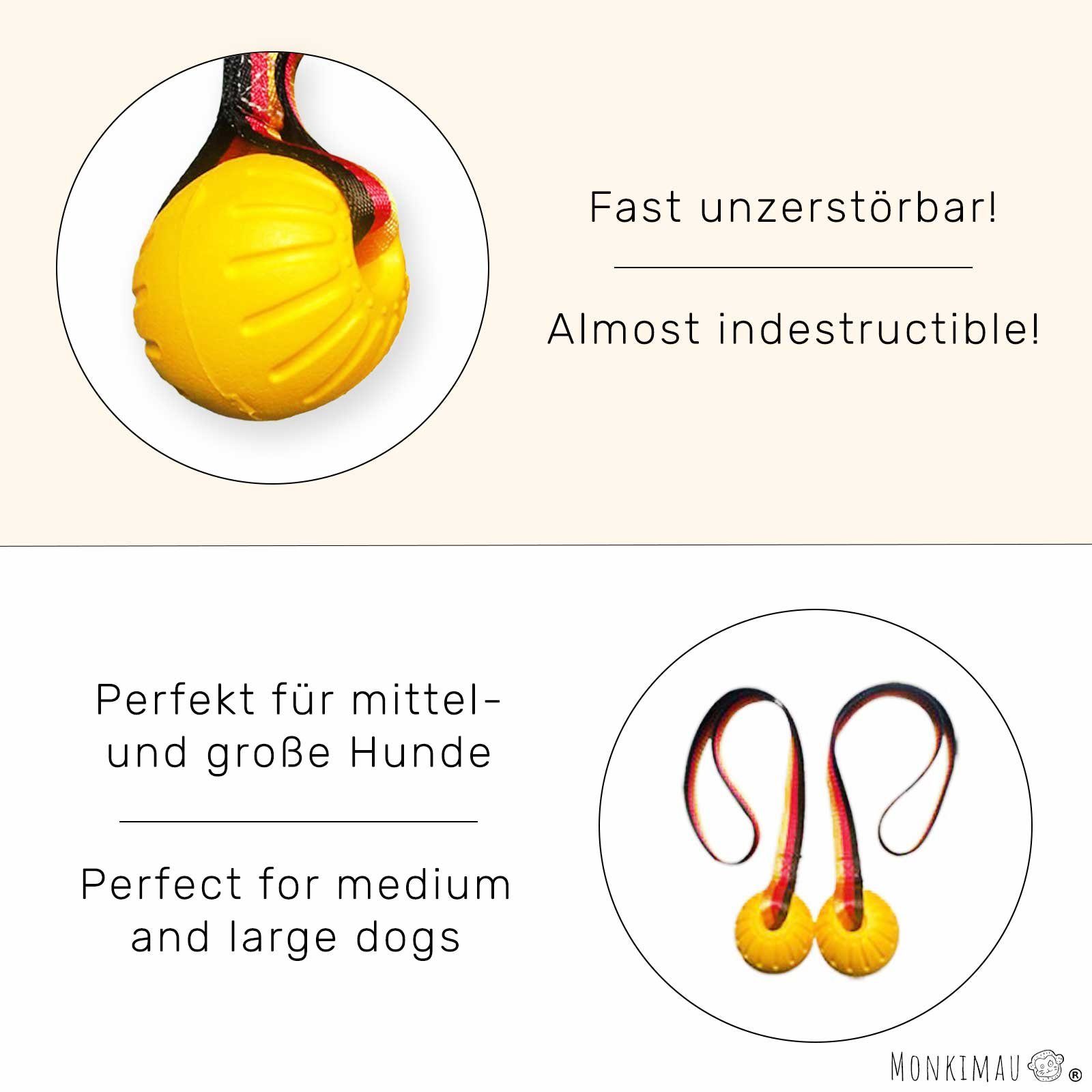 Monkimau Outdoor-Spielzeug Hundespielzeug unzerstörbar - Hunde Spielzeug Ba günstig online kaufen