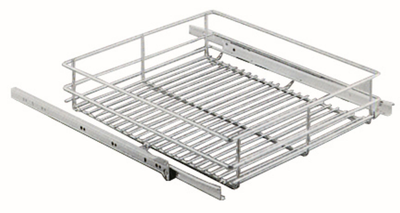 Kesseböhmer Teleskopauszug Kesseböhmer Schrankauszug Korbauszug 445×500×100mm Küche max.15 kg