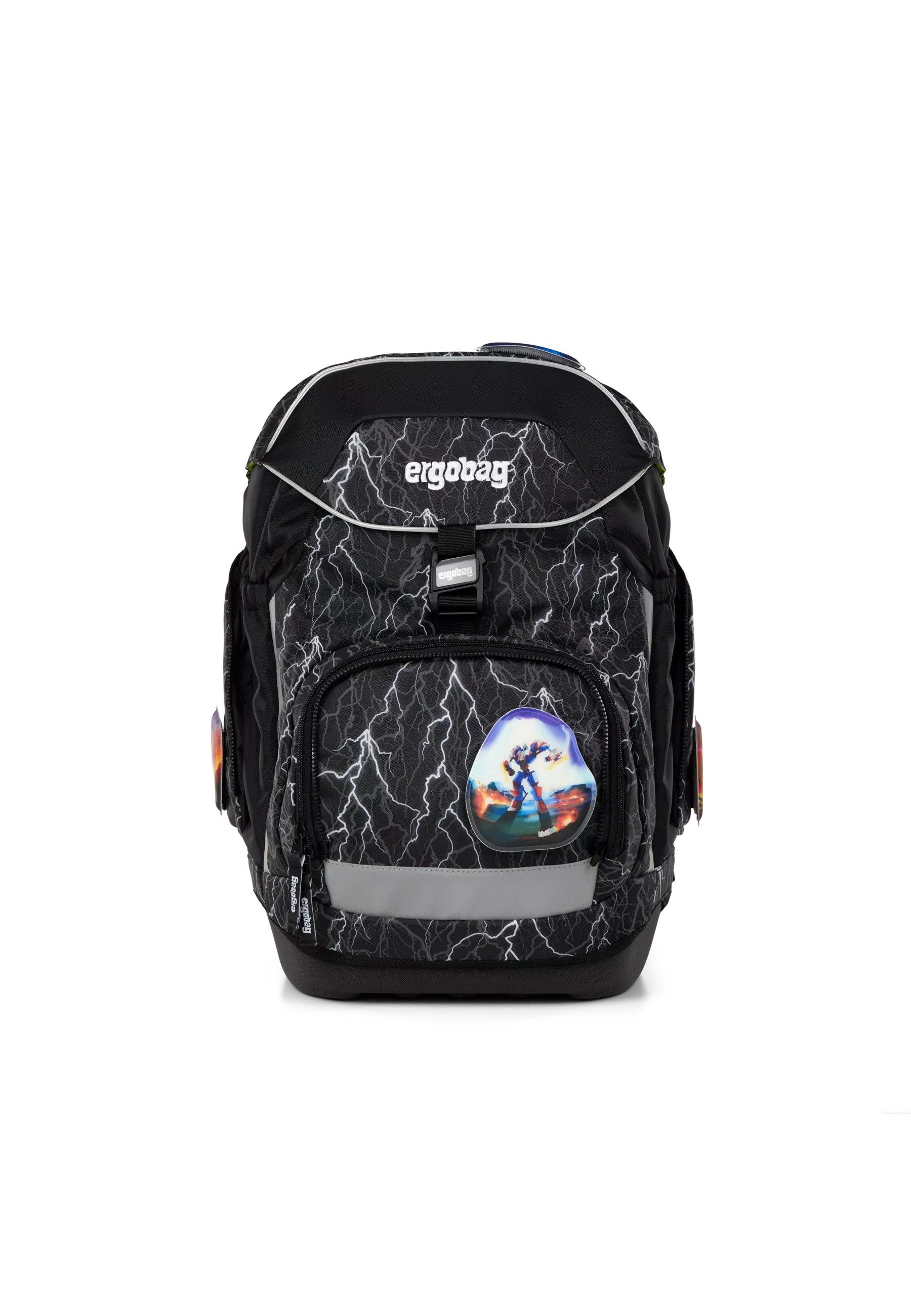 ergobag Schulranzen pack Set . (6-tlg., 6-teiliges Set), größenverstellbares Rückensystem