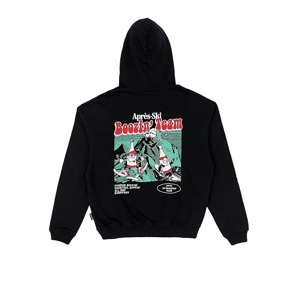 On Vacation Club Kapuzenpullover Apres Ski Small chest embroidery
