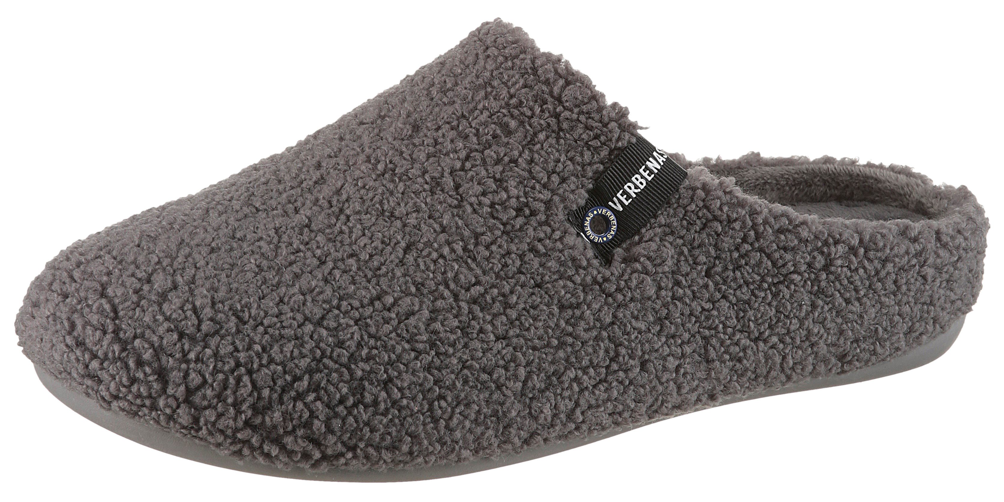 VERBENAS Pantoffel Homeslipper, Wohlfühlschuh, Hausschuh mit Label