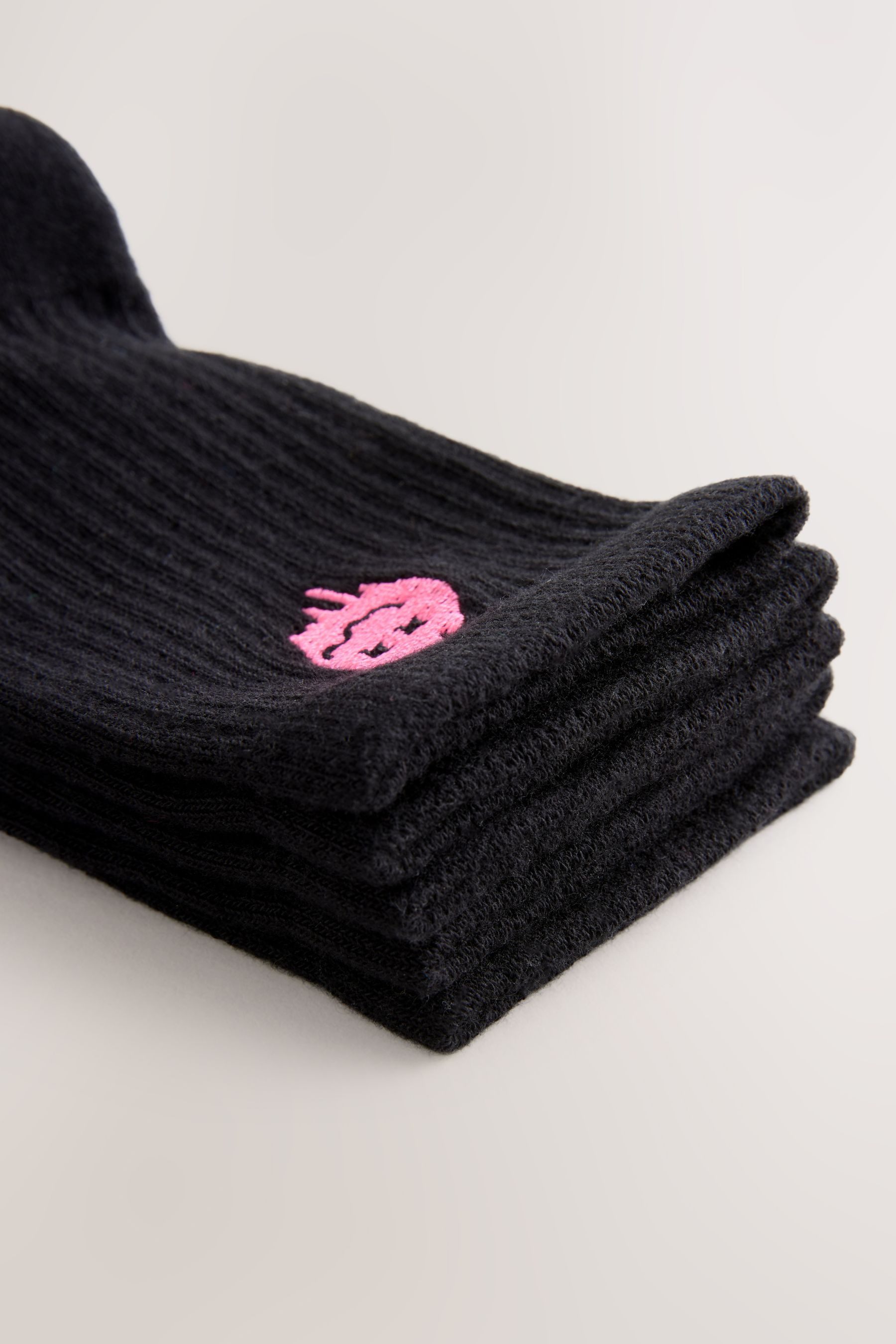 Next Kurzsocken Gerippte Socken mit hohem Baumwollanteil, 5er-Pack (5-Paar) – Bild 5 von 5